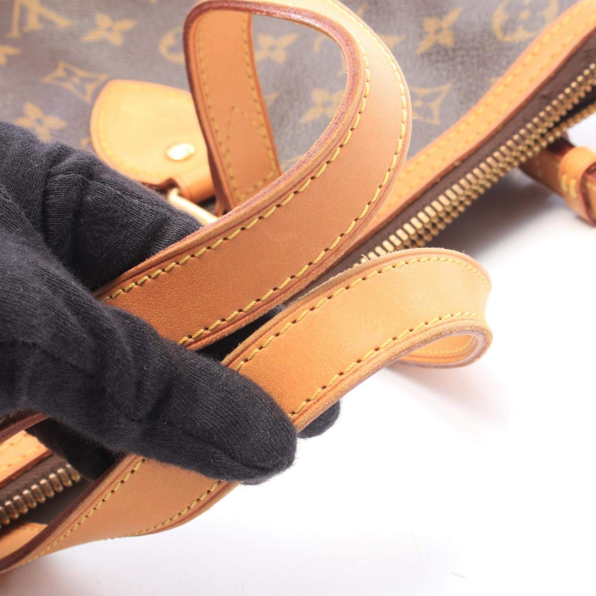 Louis Vuitton Brown Coated Canvas Pvc Leather Handbag (Pre-Owned)