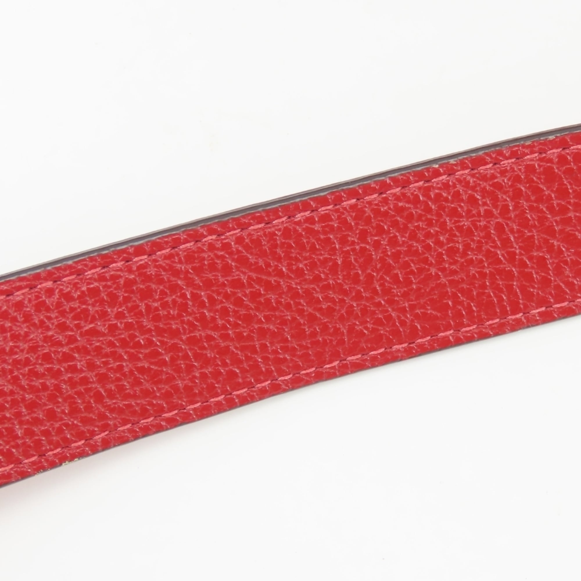 Coach Red Color Leather Shoulder Bag (Pre-Owned)