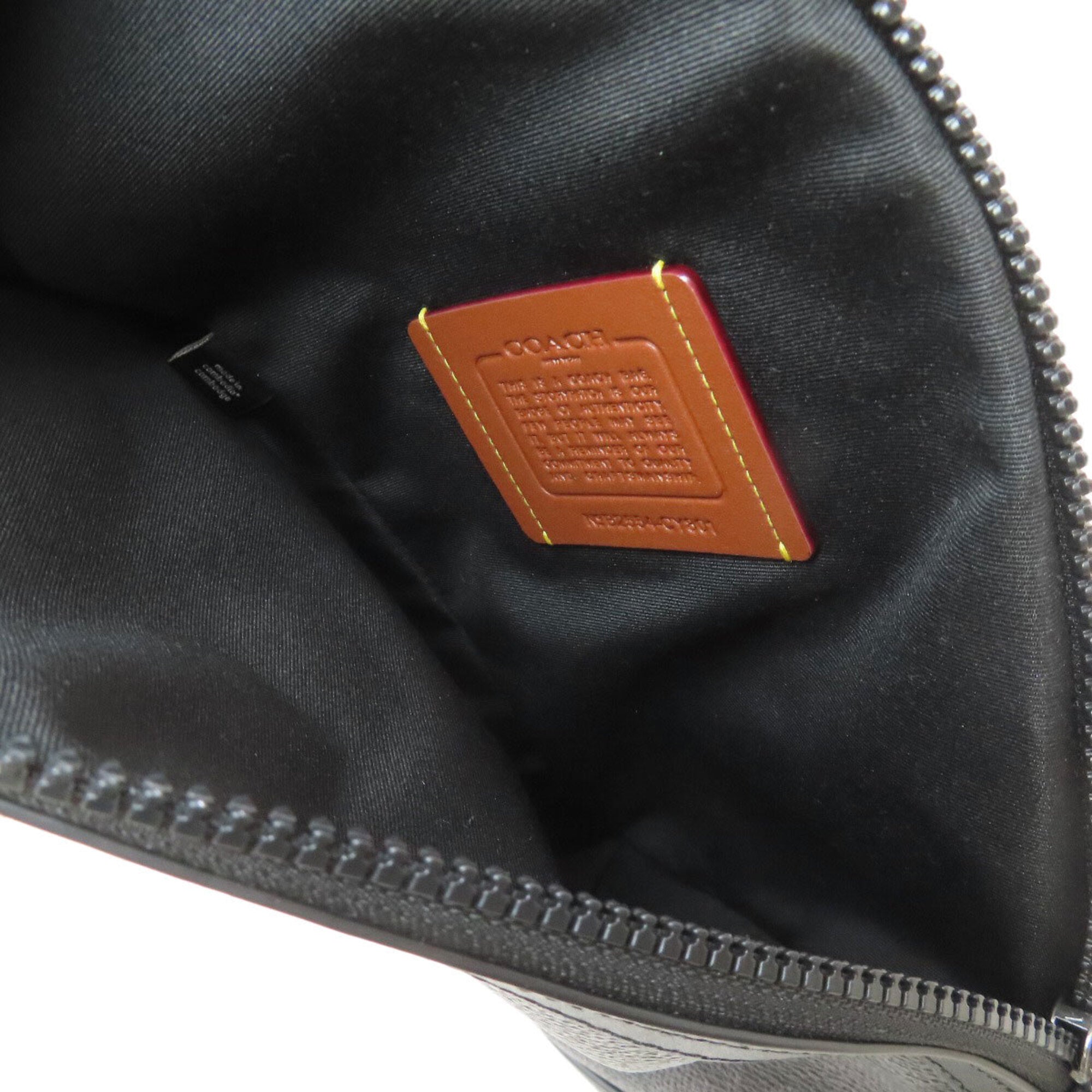 Coach Black Pvc Sling Bag (Pre-Owned)