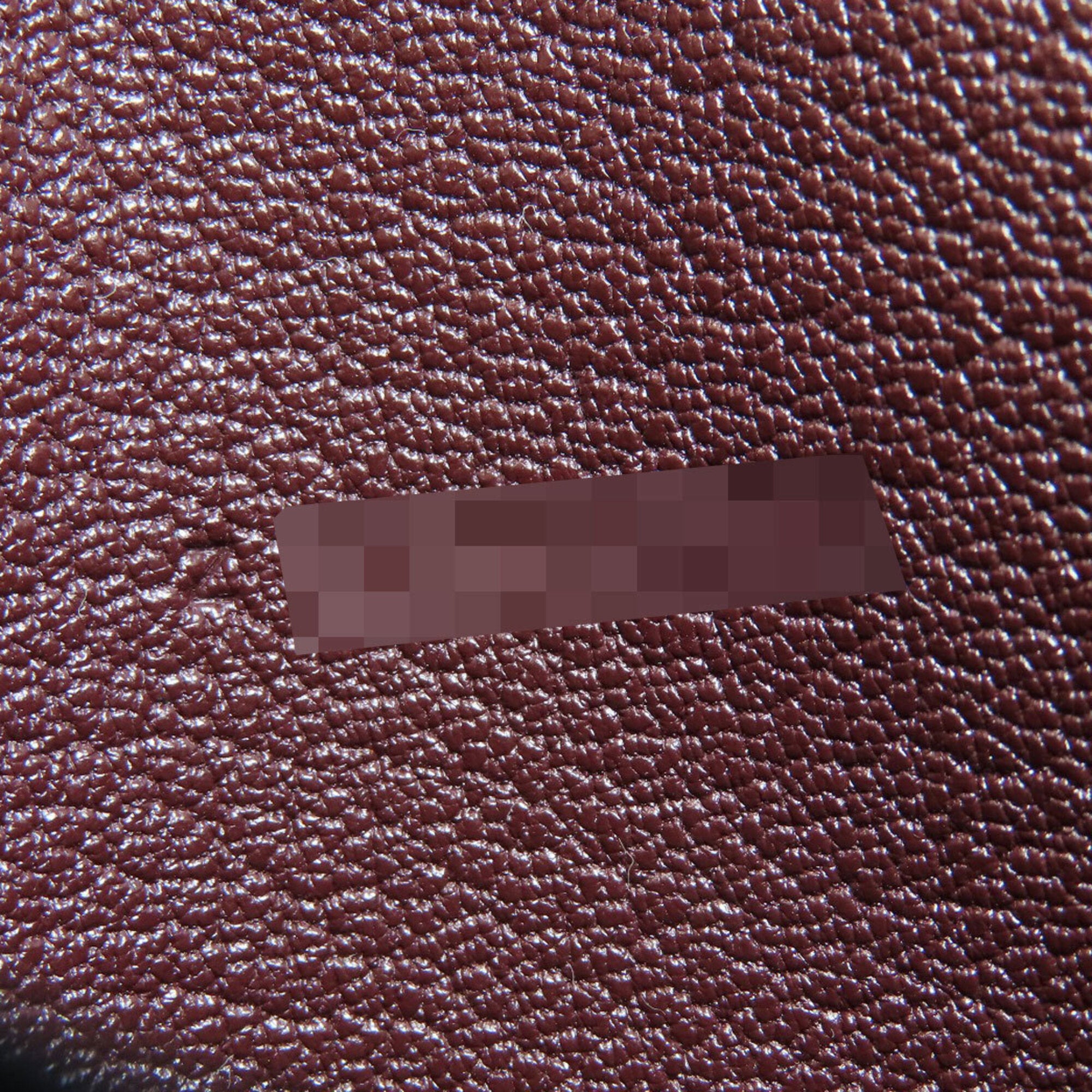 Hermes Bordeaux Chevre Leather Wallet (Bi-Fold) (Pre-Owned)