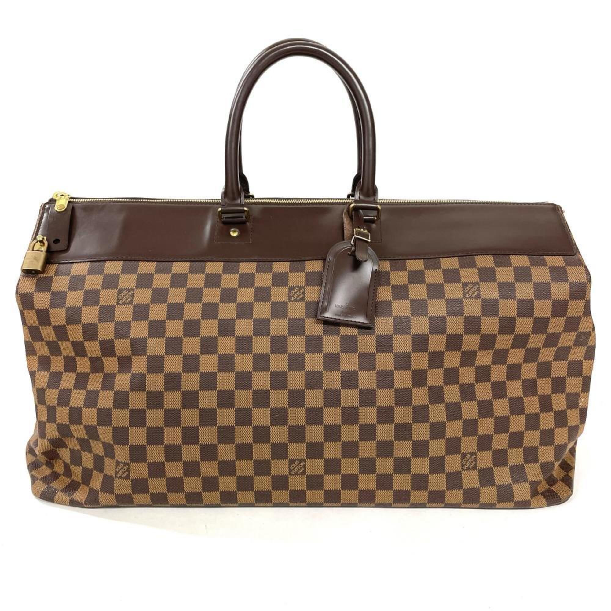 Louis Vuitton Brown Damier Canvas Boston Bag (Pre-Owned)