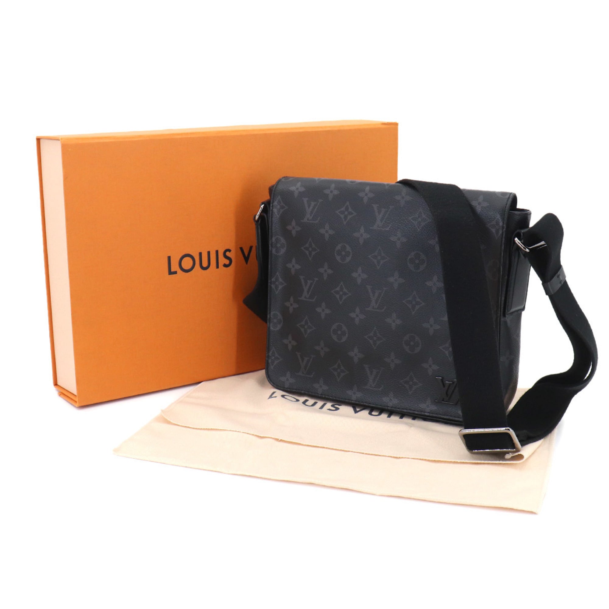 Louis Vuitton Monogram Eclipse Monogram Eclipse Canvas Handbag Shoulder Bag (Pre-Owned)