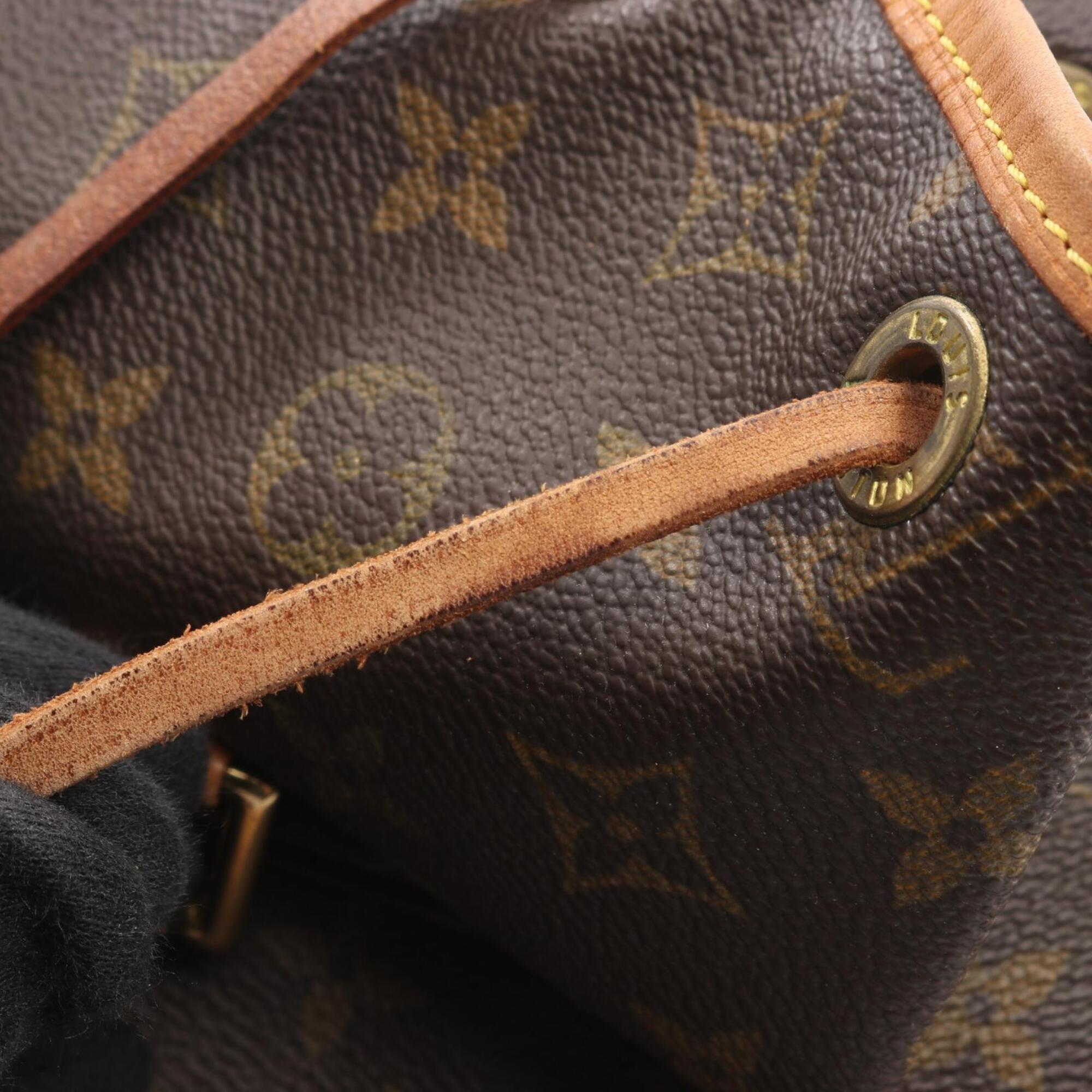 Louis Vuitton Brown Coated Canvas Monogram Pvc Leather Backpack (Pre-Owned)