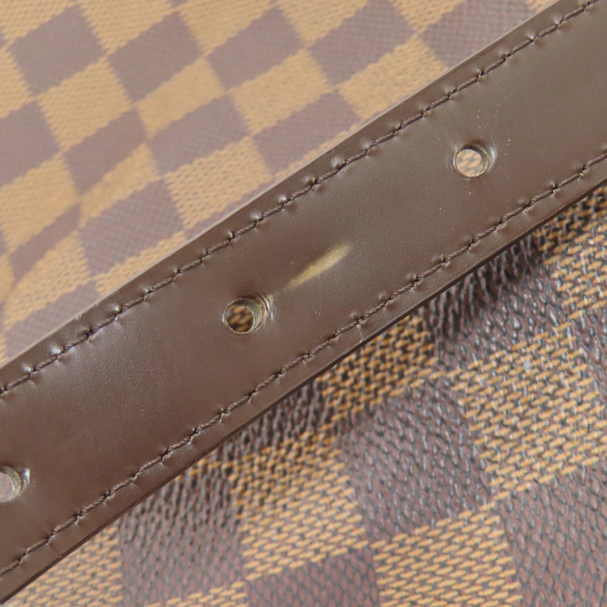 Louis Vuitton Damier Damier Canvas Ebene Damier Canvas Shoulder Bag (Pre-Owned)