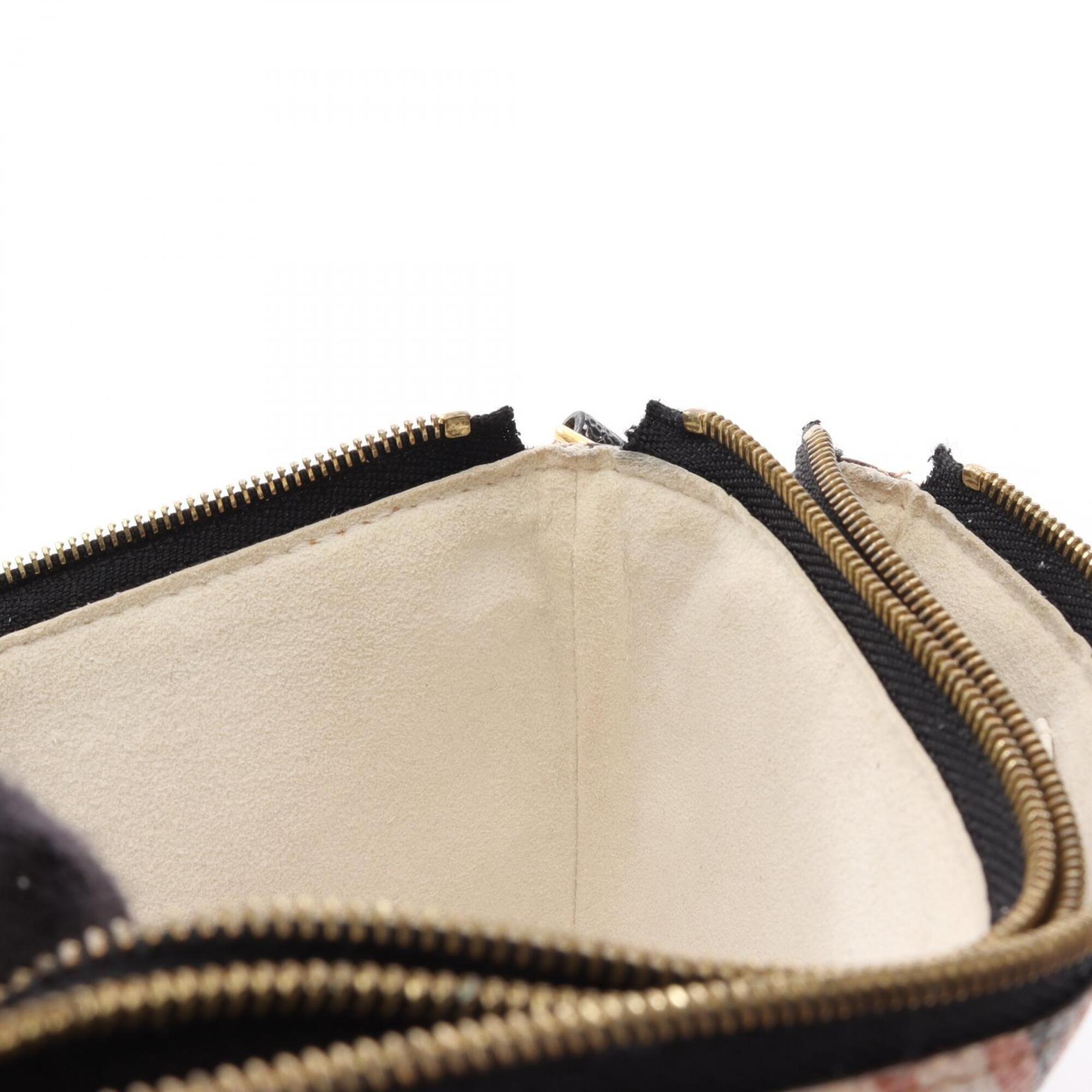 Louis Vuitton Multi-Color Orange Coated Canvas Handbag Pochette Shoulder Bag (Pre-Owned)