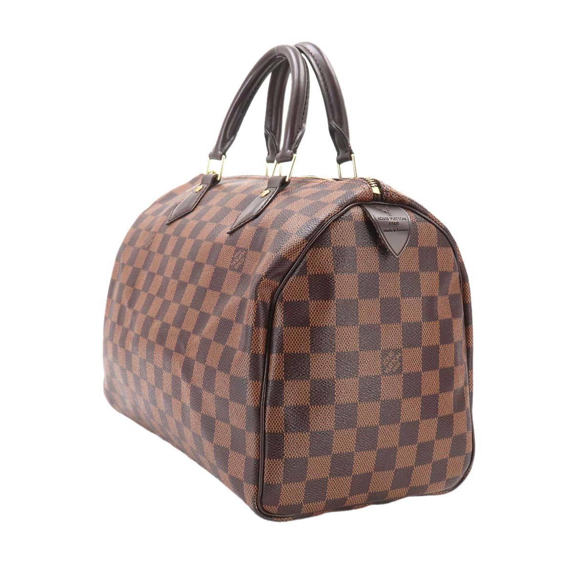 Louis Vuitton Brown Damier Canvas Ebene Damier Canvas Handbag (Pre-Owned)