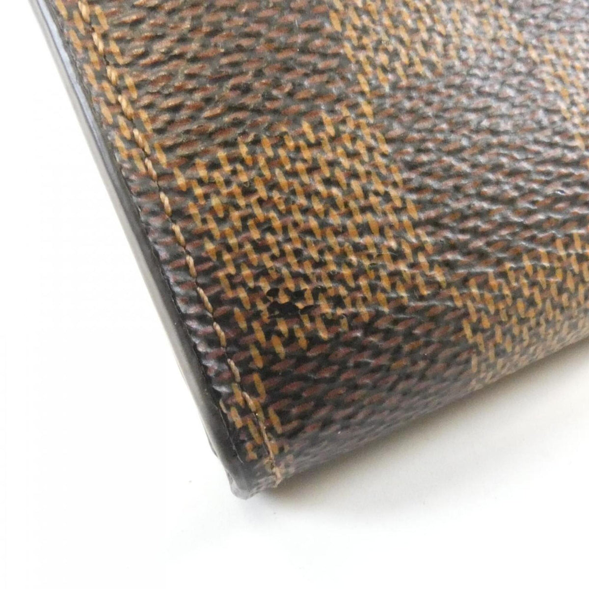 Louis Vuitton Ebene Coated Canvas Long Wallet (Bi-Fold) (Pre-Owned)