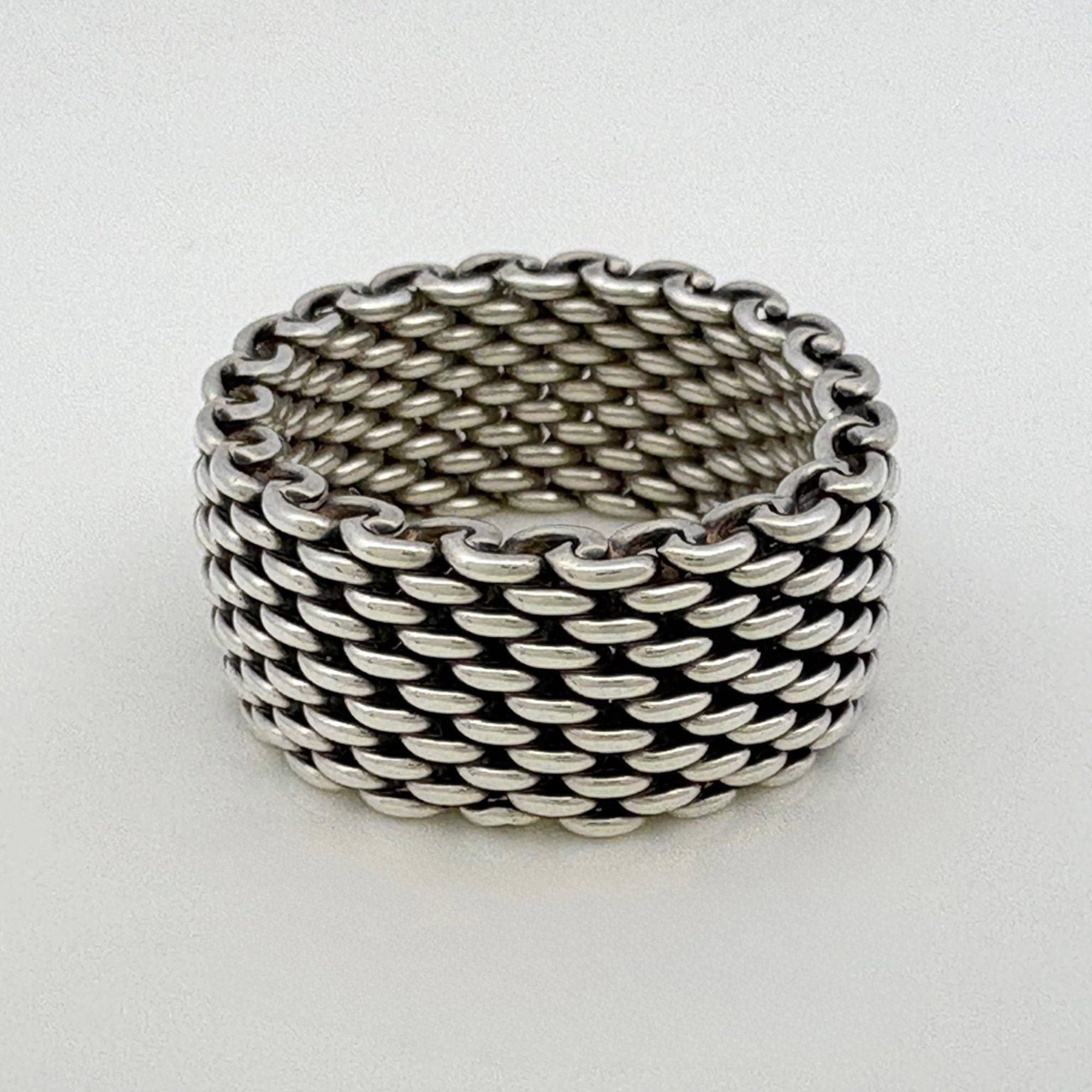 Tiffany Silver 925 Band Ring (Pre-Owned)