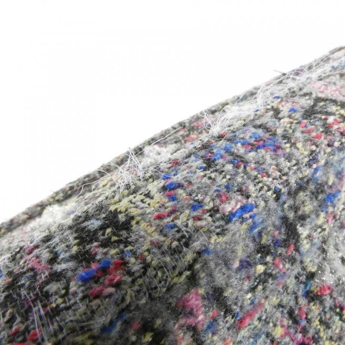 Louis Vuitton Gris Wool Cotton Shoulder Bag (Pre-Owned)