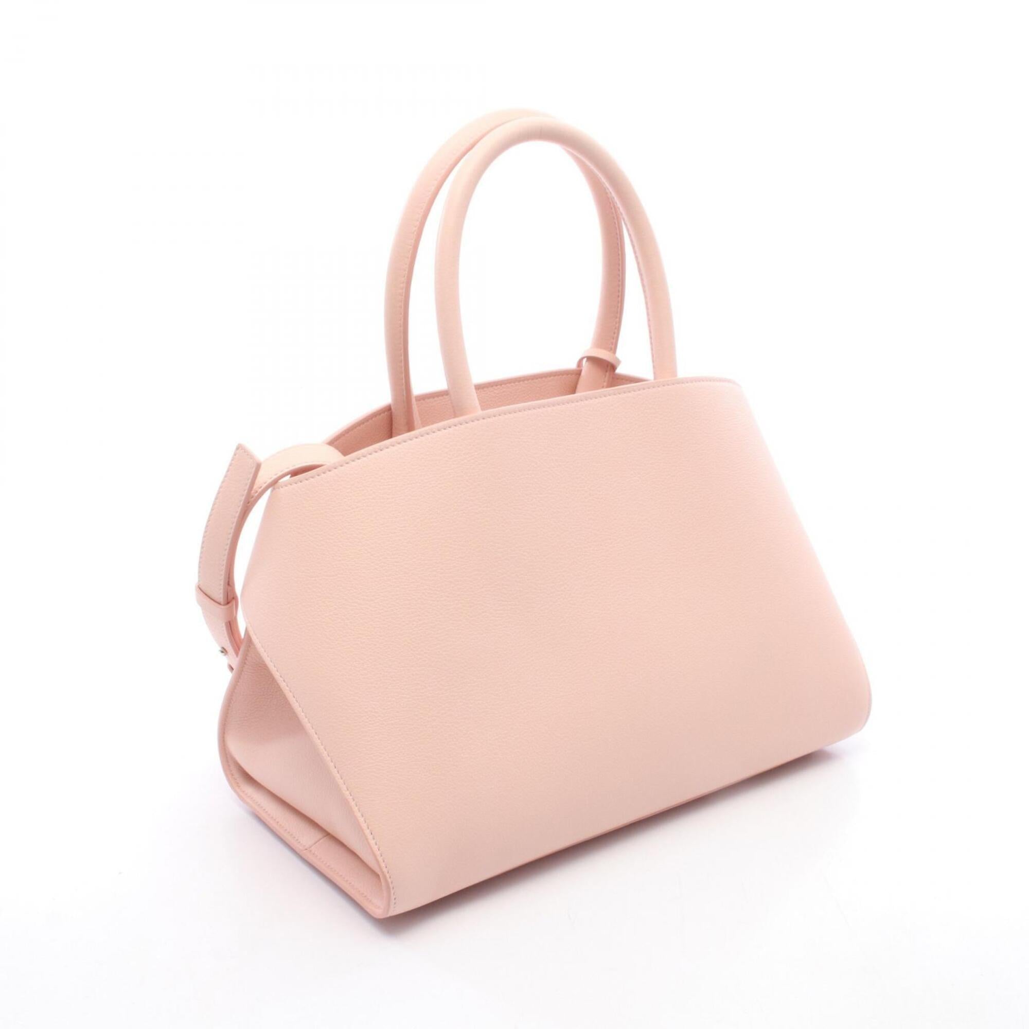 Salvatore Ferragamo Pink Leather Handbag (Pre-Owned)