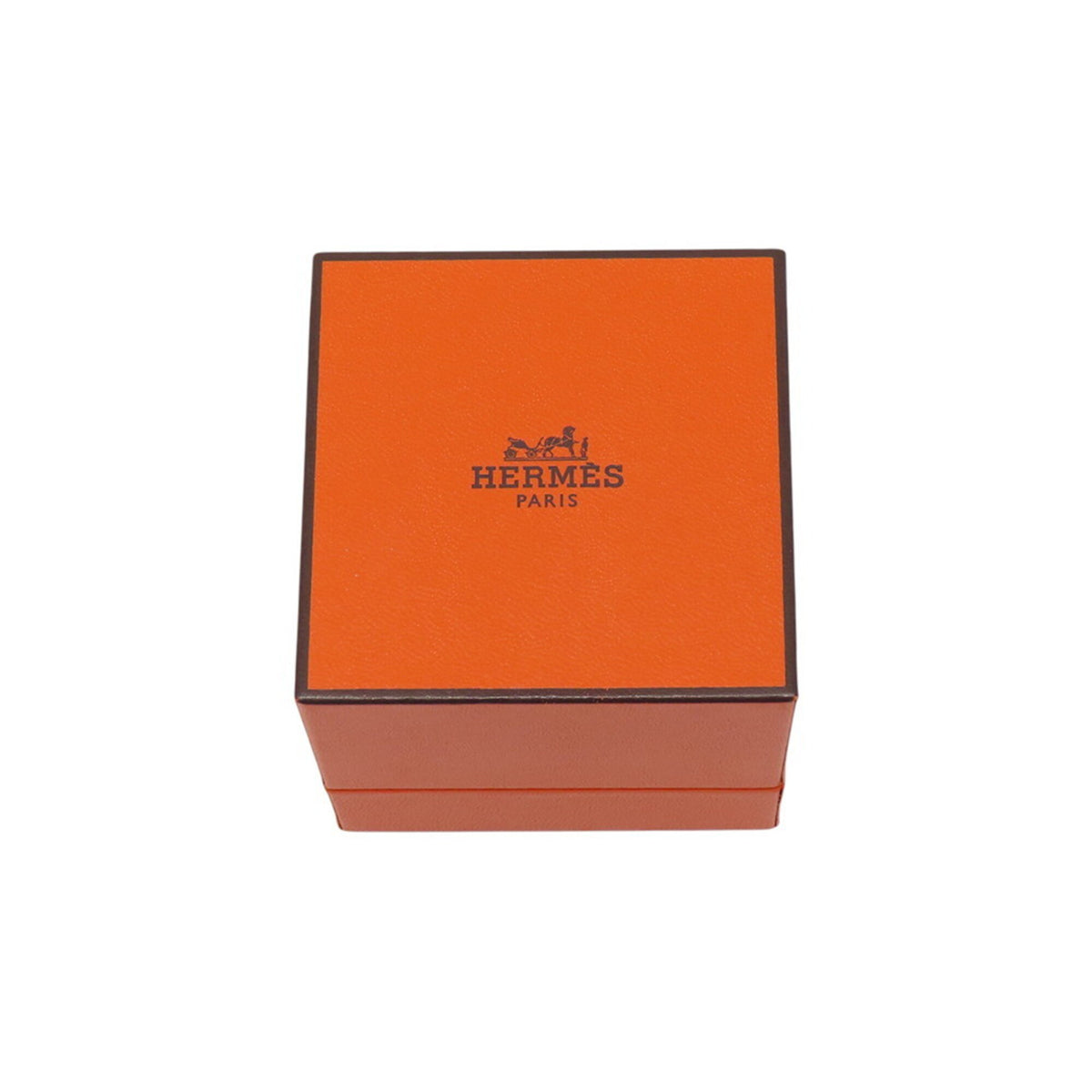 Hermes Silver 925 Band Ring (Pre-Owned)
