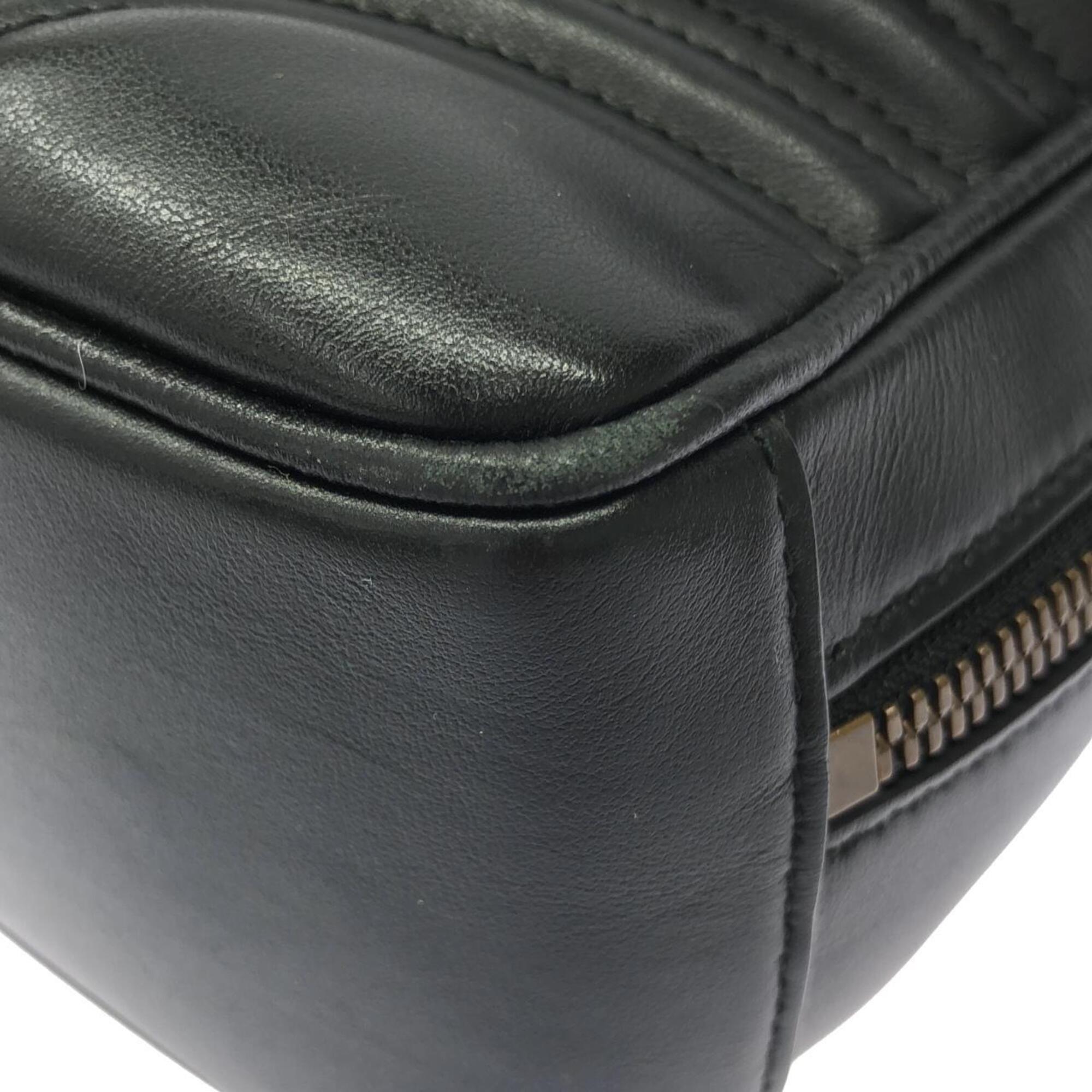 Gucci Black Leather Shoulder Bag (Pre-Owned)