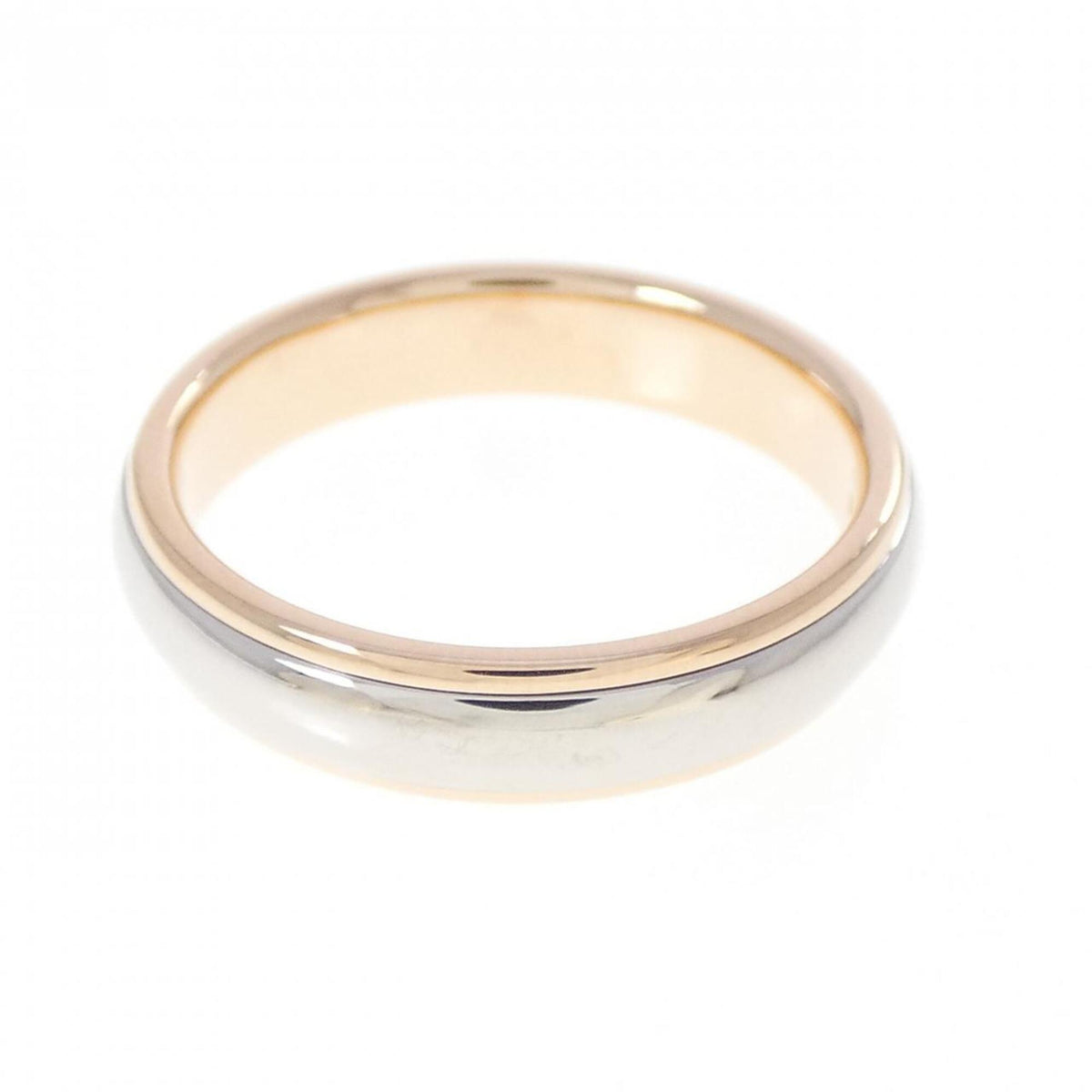 Tiffany Pink Gold (18K) Platinum 950 Band Ring (Pre-Owned)
