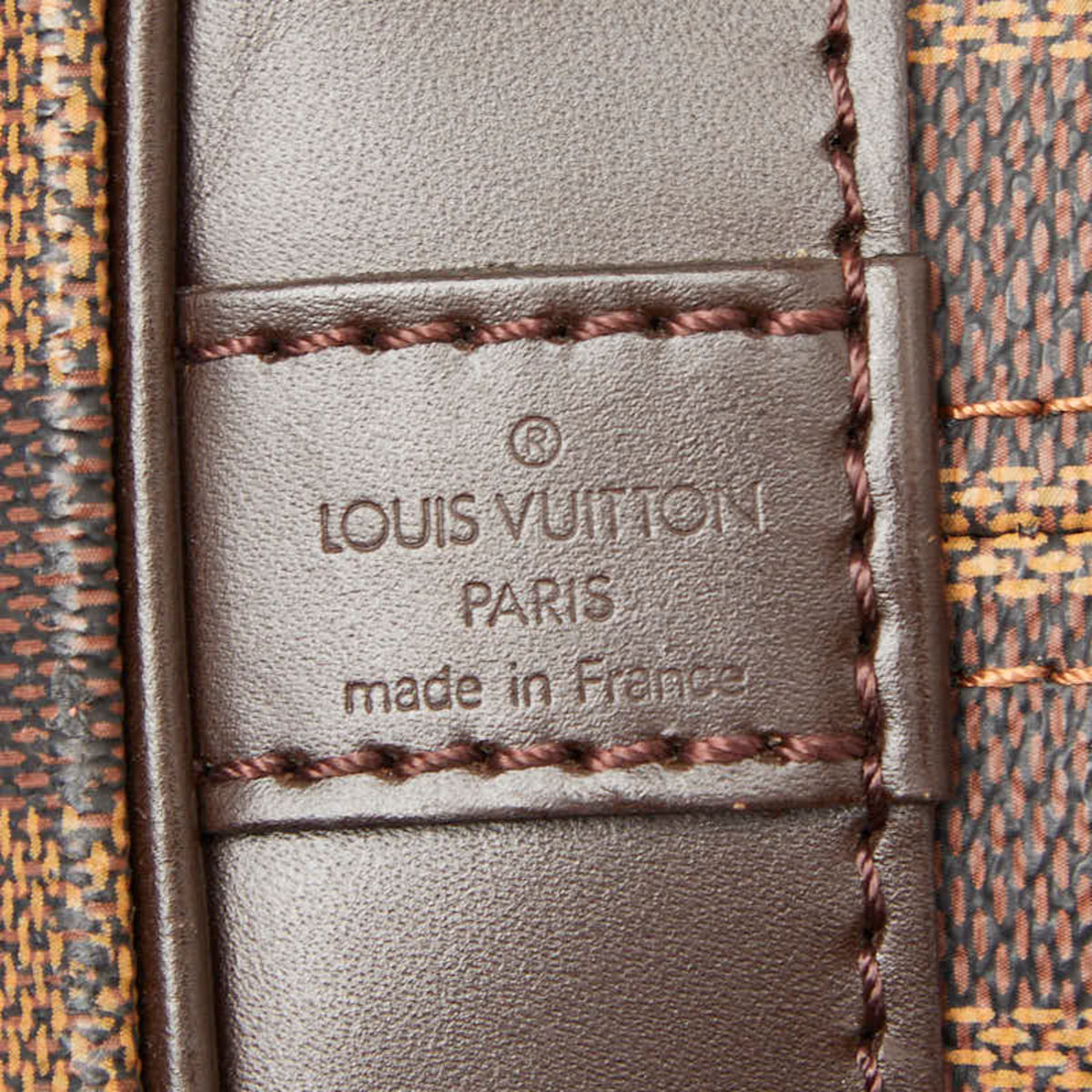 Louis Vuitton Brown Pvc Leather Boston Bag Shoulder Bag (Pre-Owned)
