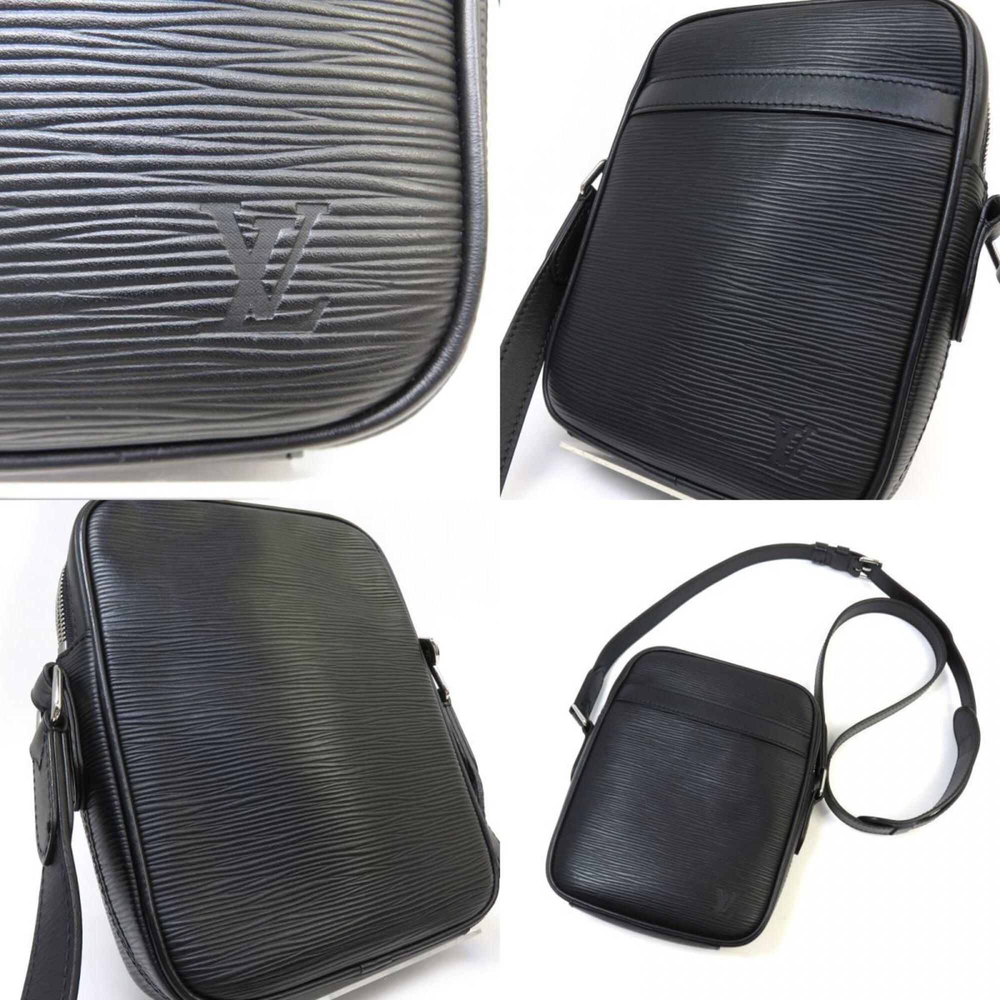 Louis Vuitton Noir Epi Leather Shoulder Bag (Pre-Owned)