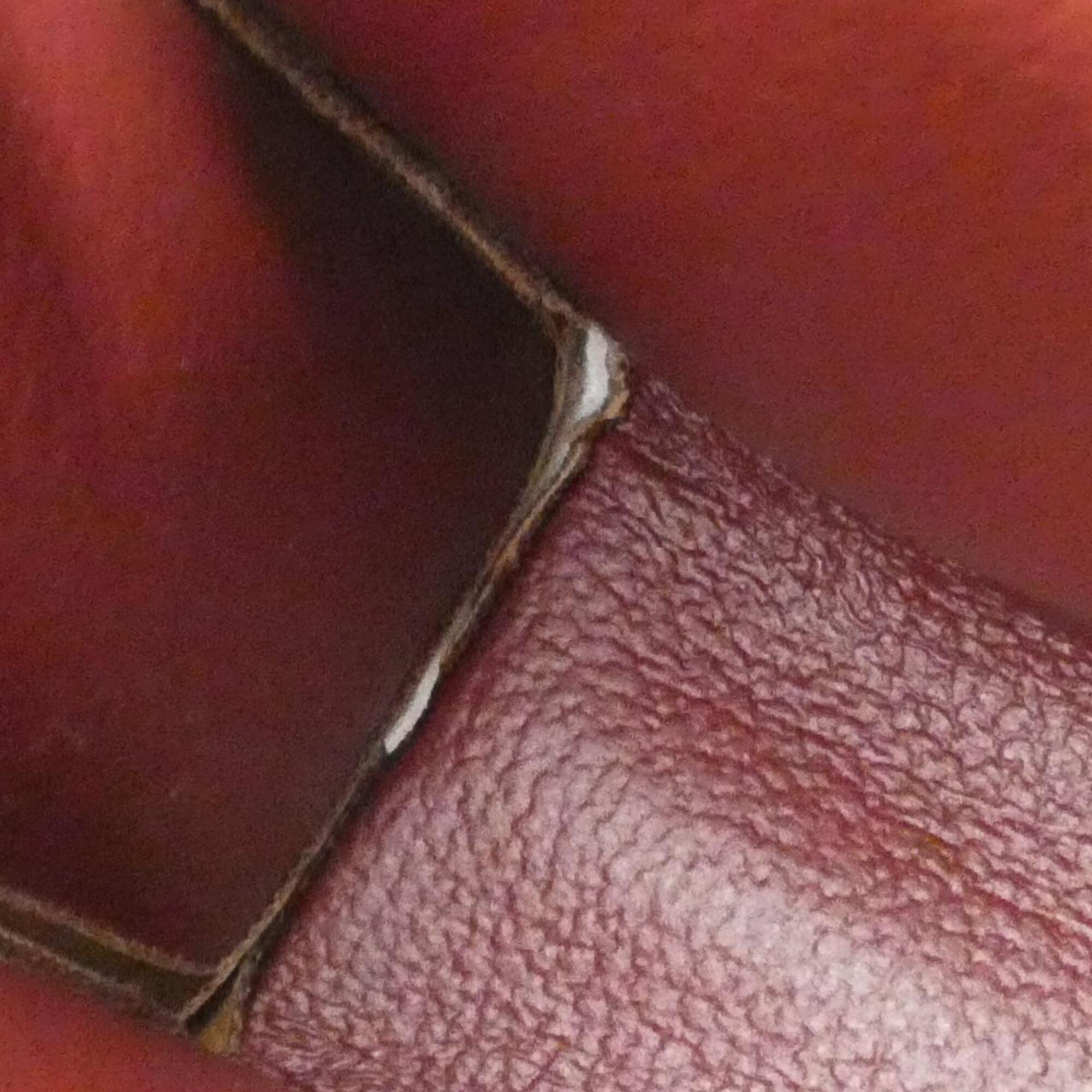 Louis Vuitton Marron Coated Canvas Handbag Pouch (Pre-Owned)