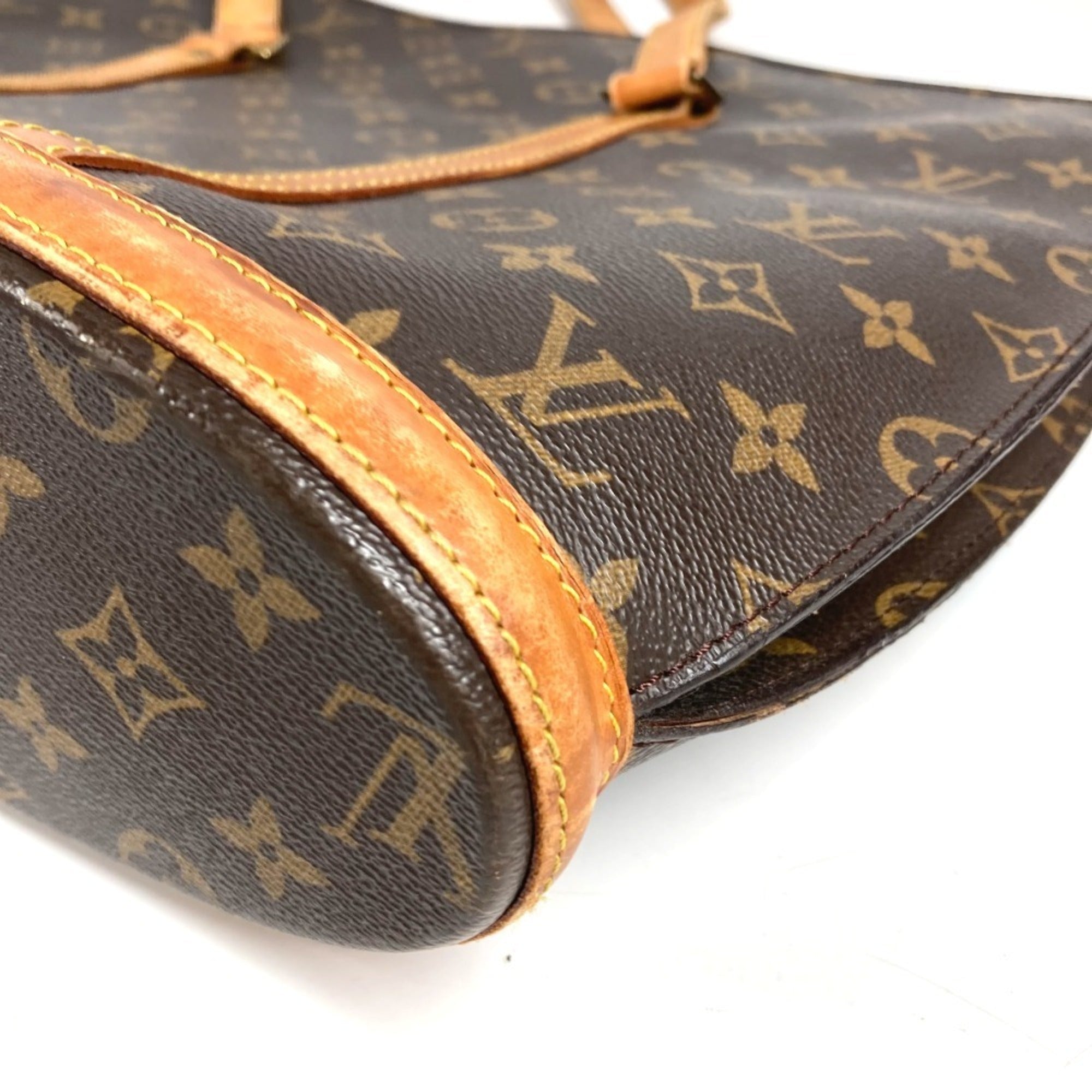 Louis Vuitton Brown Monogram Shoulder Bag Tote Bag (Pre-Owned)