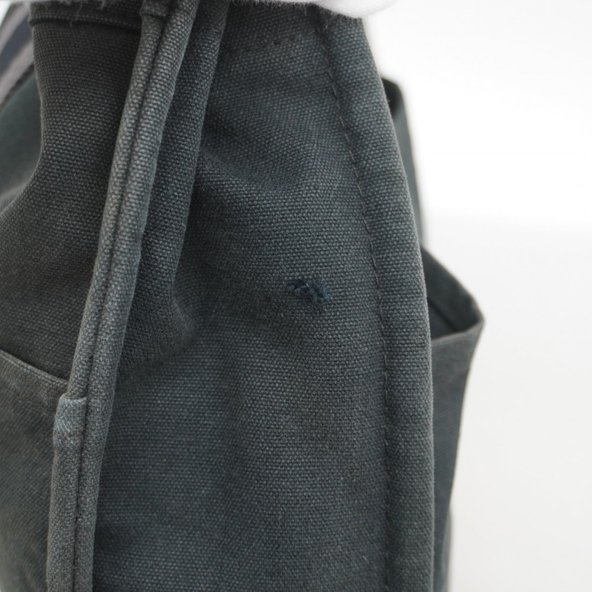 Hermes Black Canvas Tote Bag (Pre-Owned)