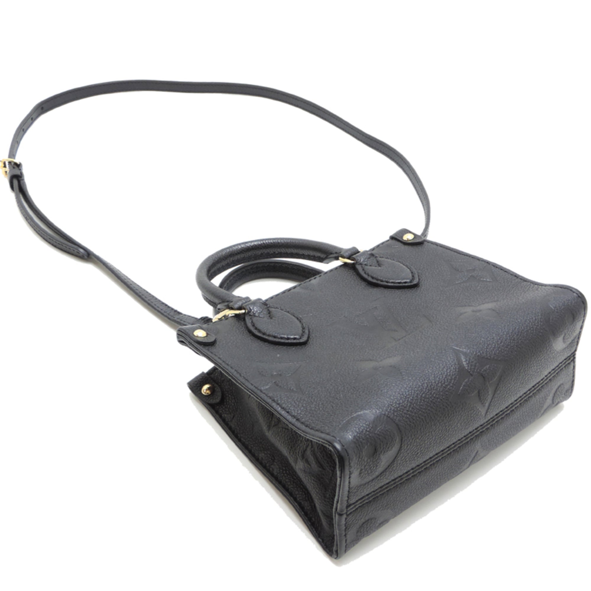 Louis Vuitton Black Noir Monogram Empreinte Handbag (Pre-Owned)