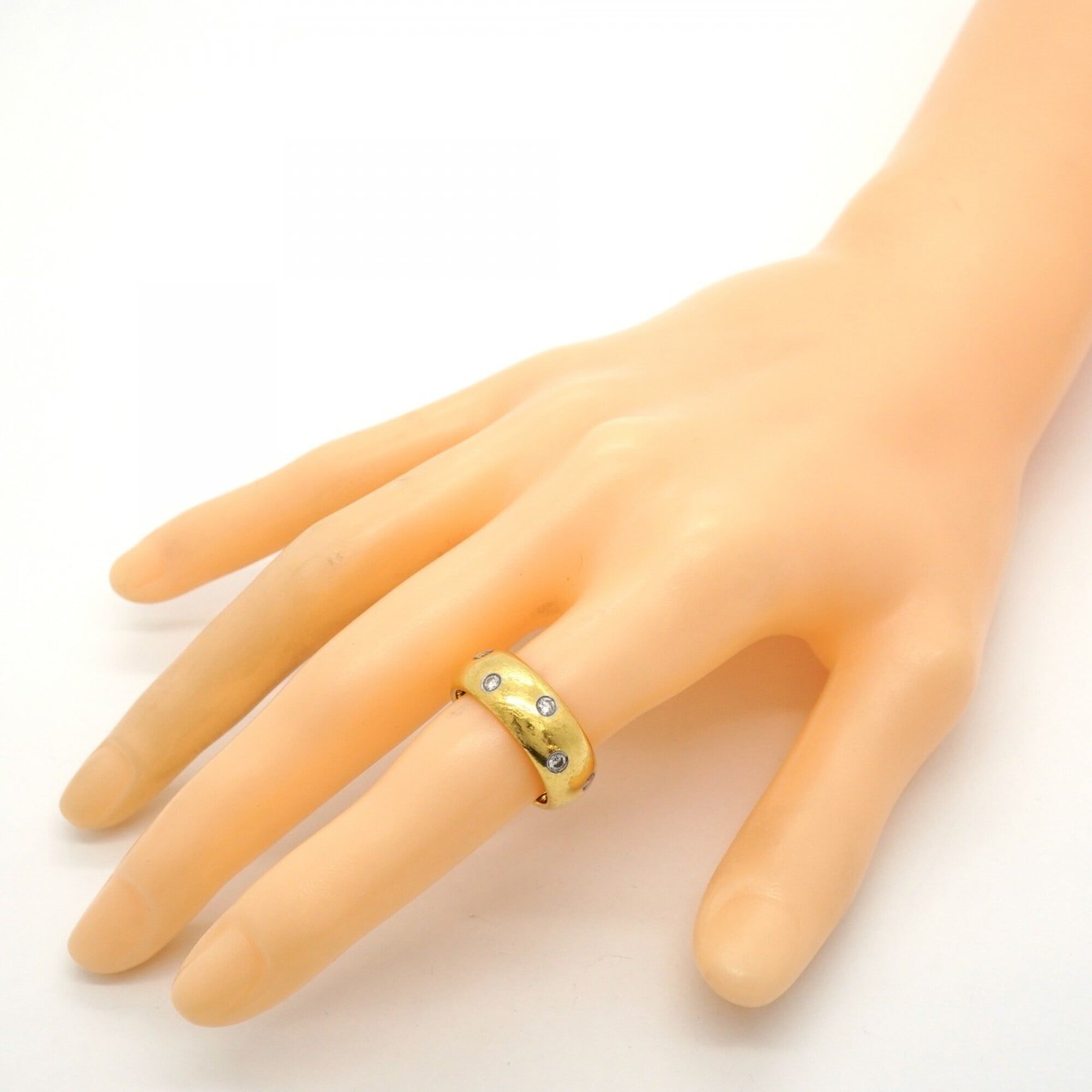 Tiffany Yellow Gold (18K) Platinum 950 Band Ring (Pre-Owned)