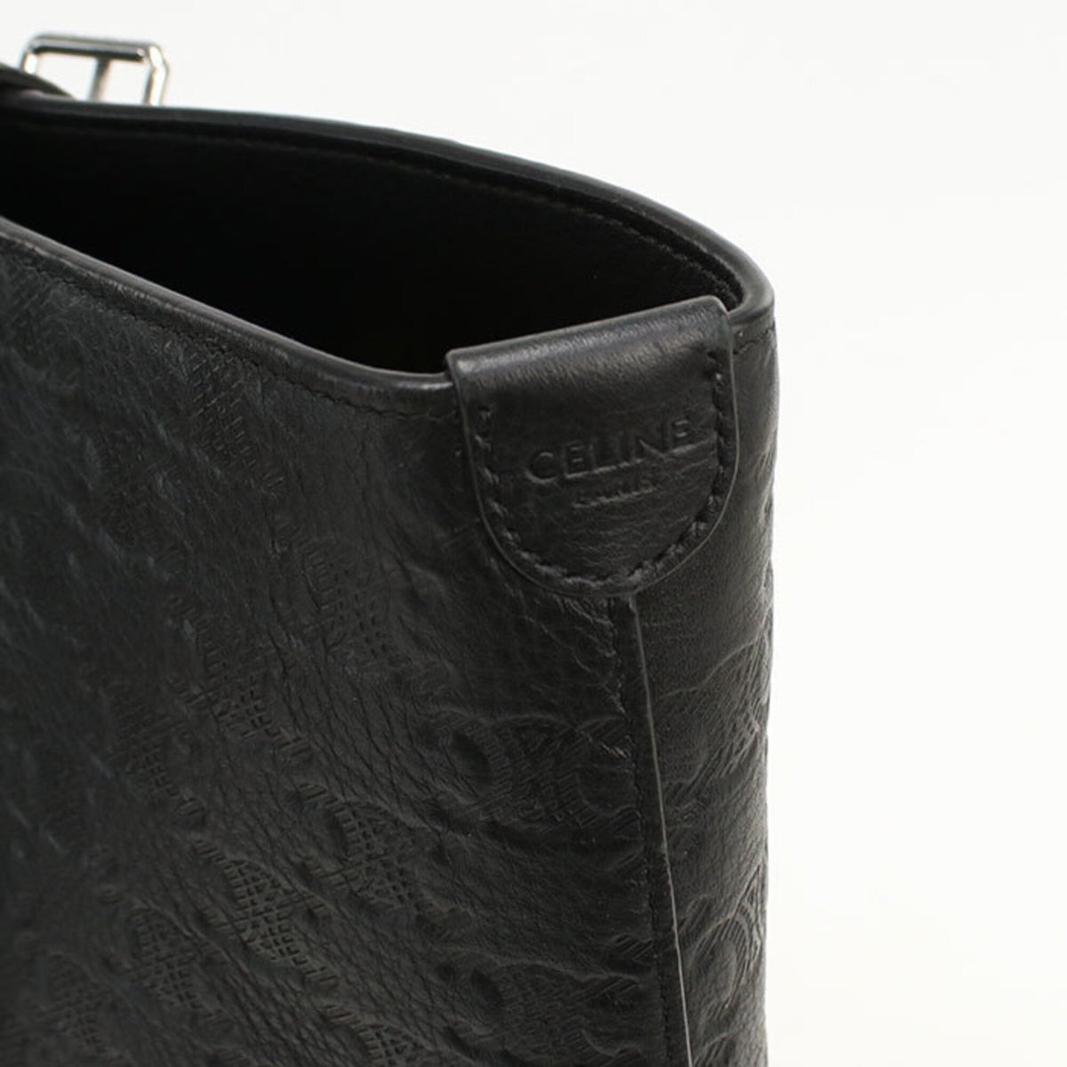 Celine Black Leather Tote Bag (Pre-Owned)