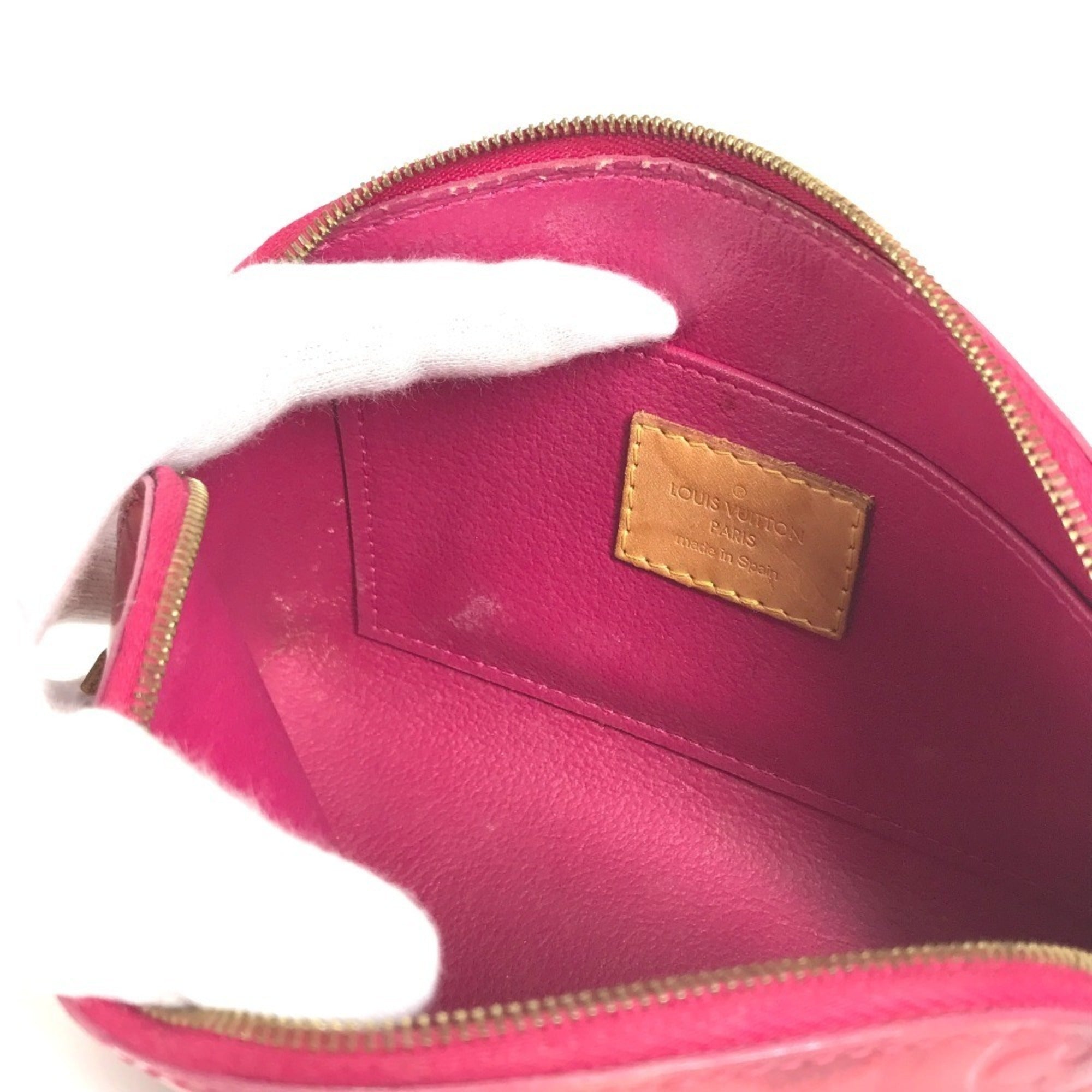 Louis Vuitton Pink Monogram Vernis Pochette Pouch (Pre-Owned)