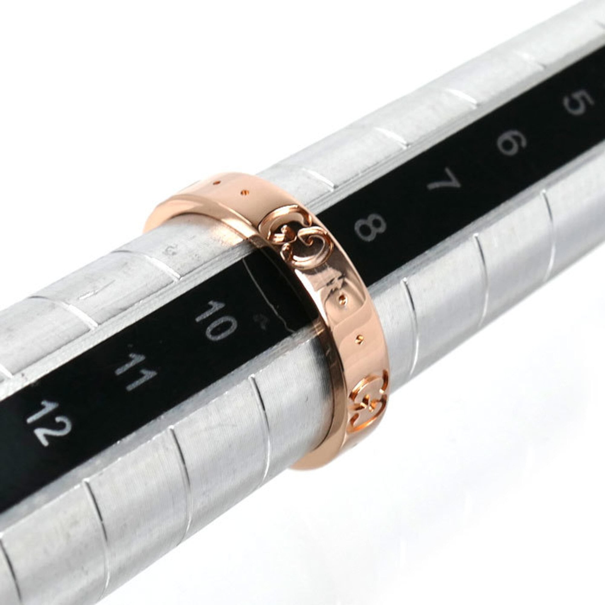 Gucci Pink Gold (18K) Band Ring (Pre-Owned)