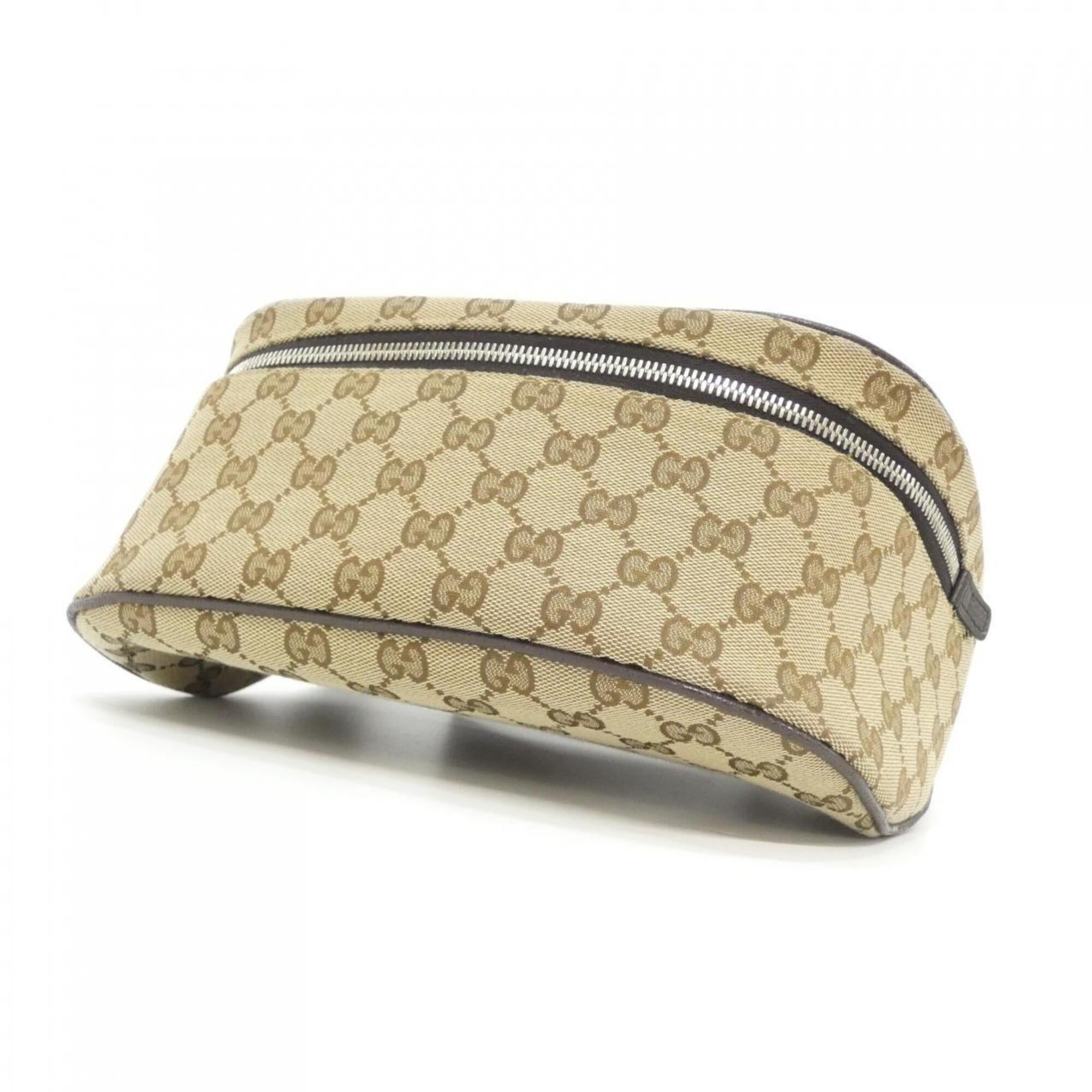 Gucci Beige Brown Gg Canvas Fanny Pack (Pre-Owned)