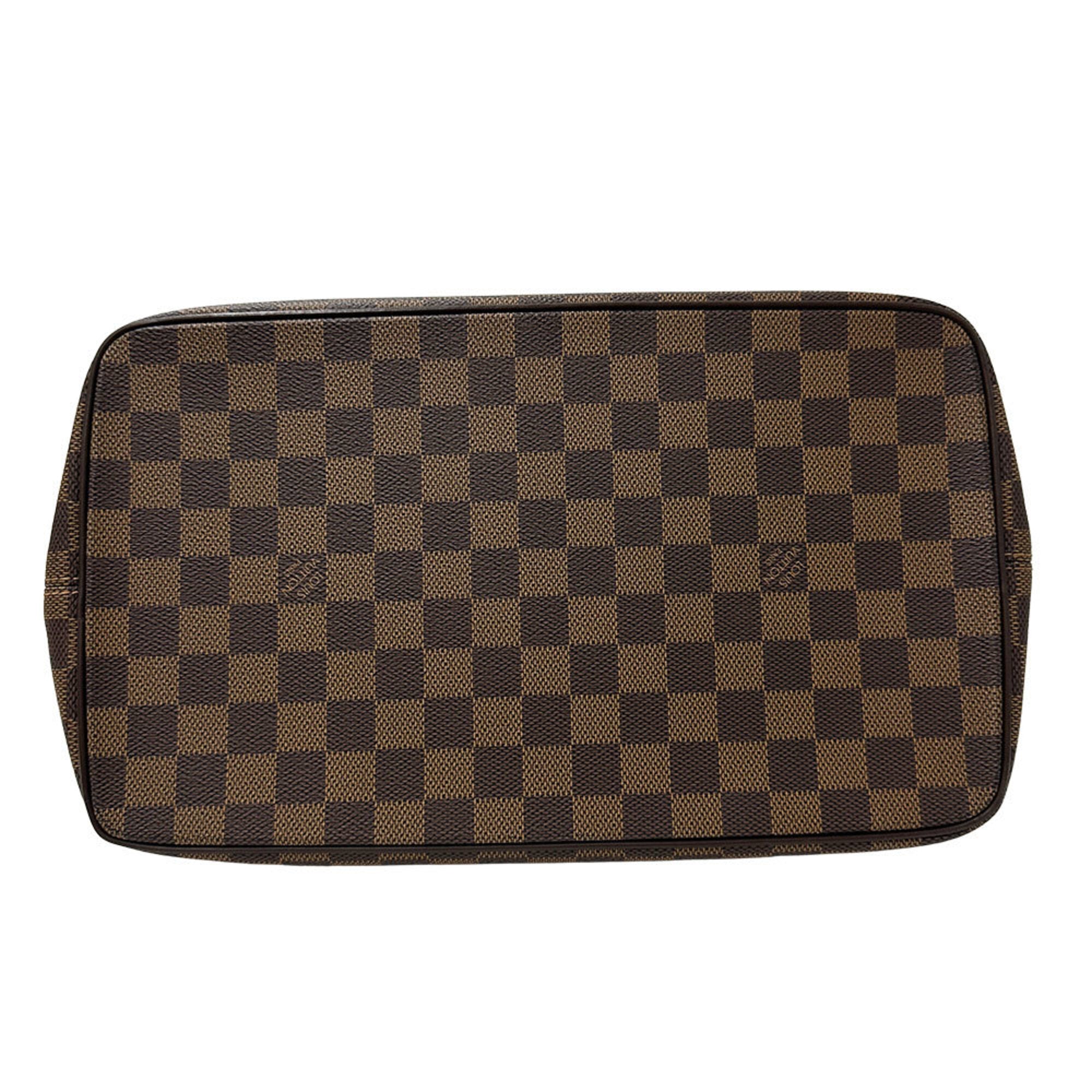 Louis Vuitton Brown Ebene Damier Canvas Handbag Tote Bag (Pre-Owned)