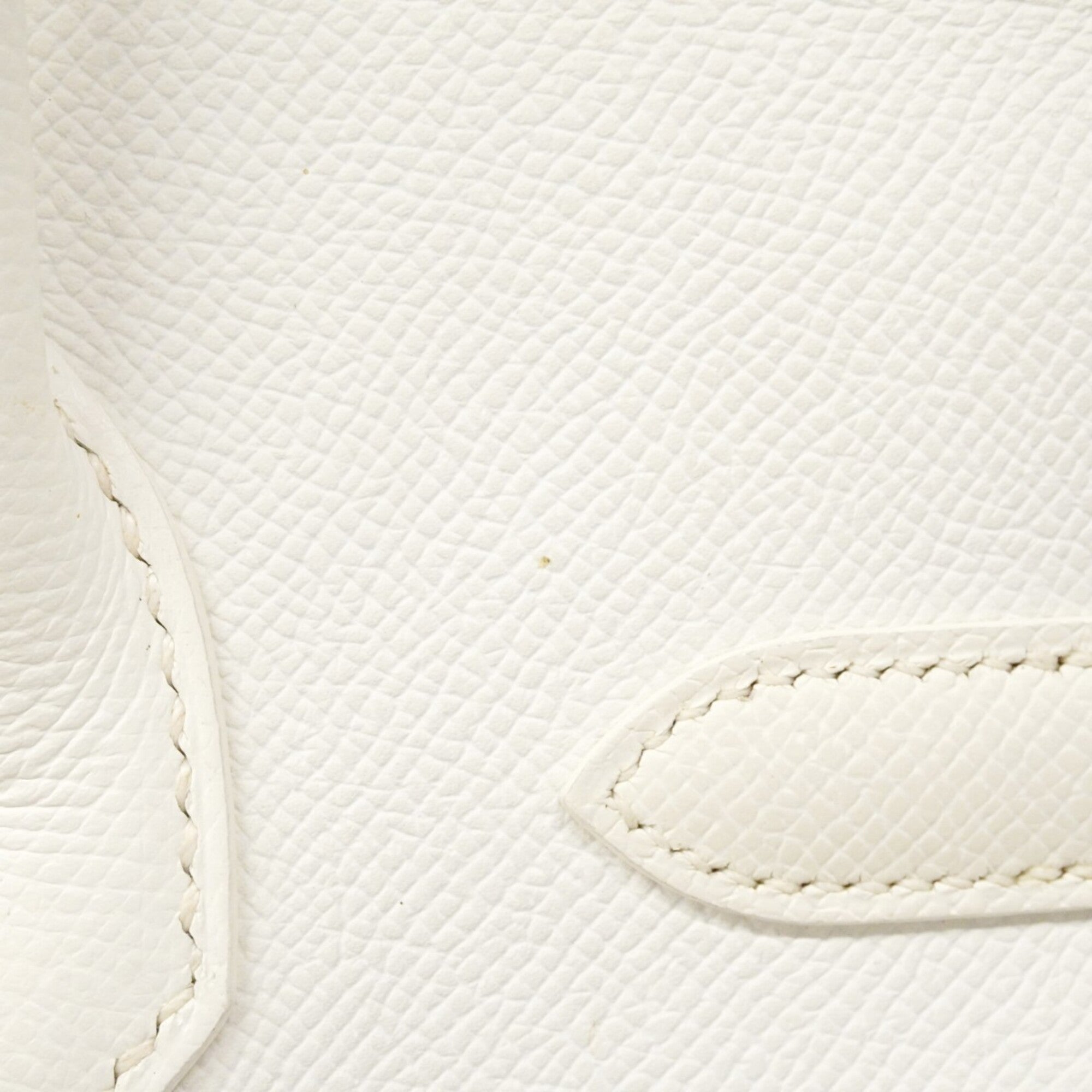 Hermes White Leather Handbag (Pre-Owned)