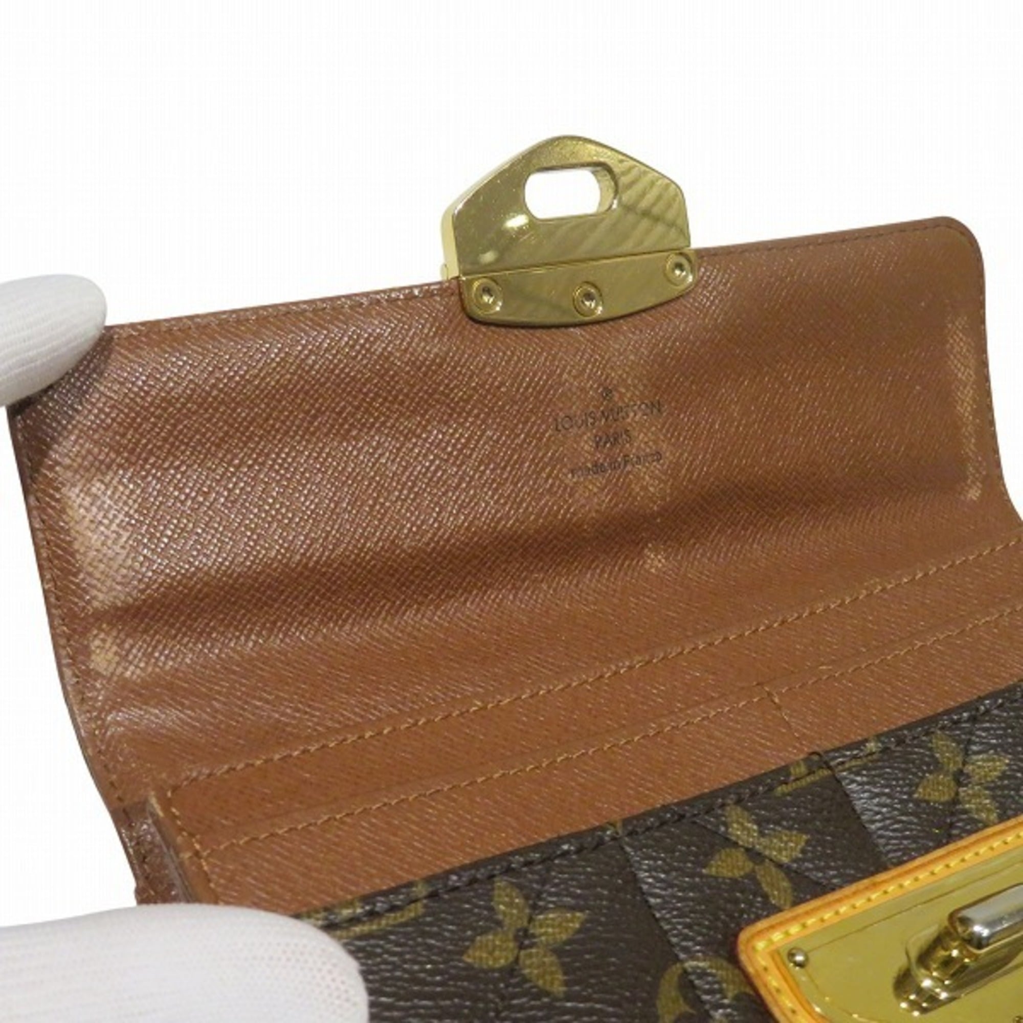 Louis Vuitton Monogram Brown Monogram Long Wallet (Bi-Fold) (Pre-Owned)