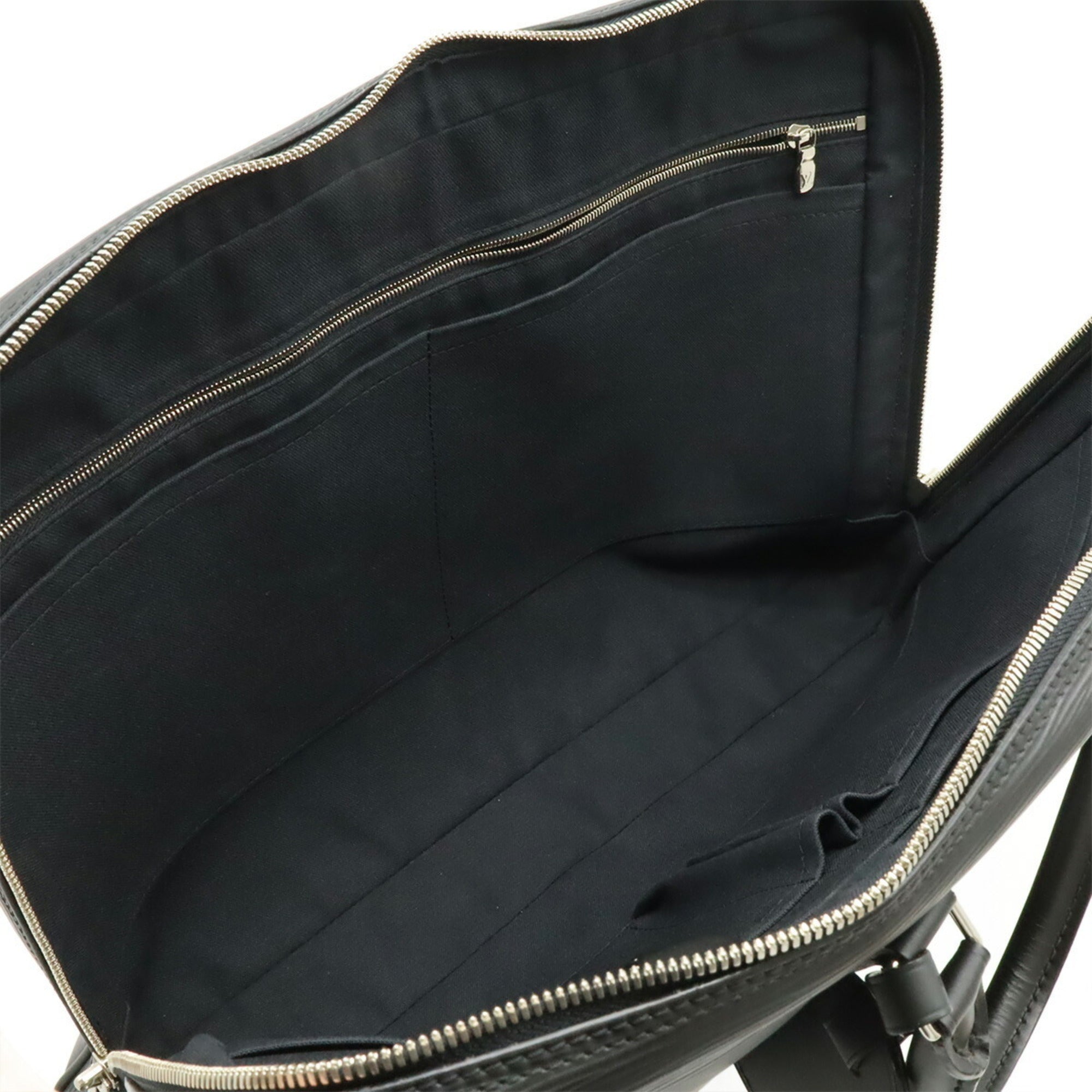 Louis Vuitton Black Noir Epi Leather Handbag (Pre-Owned)