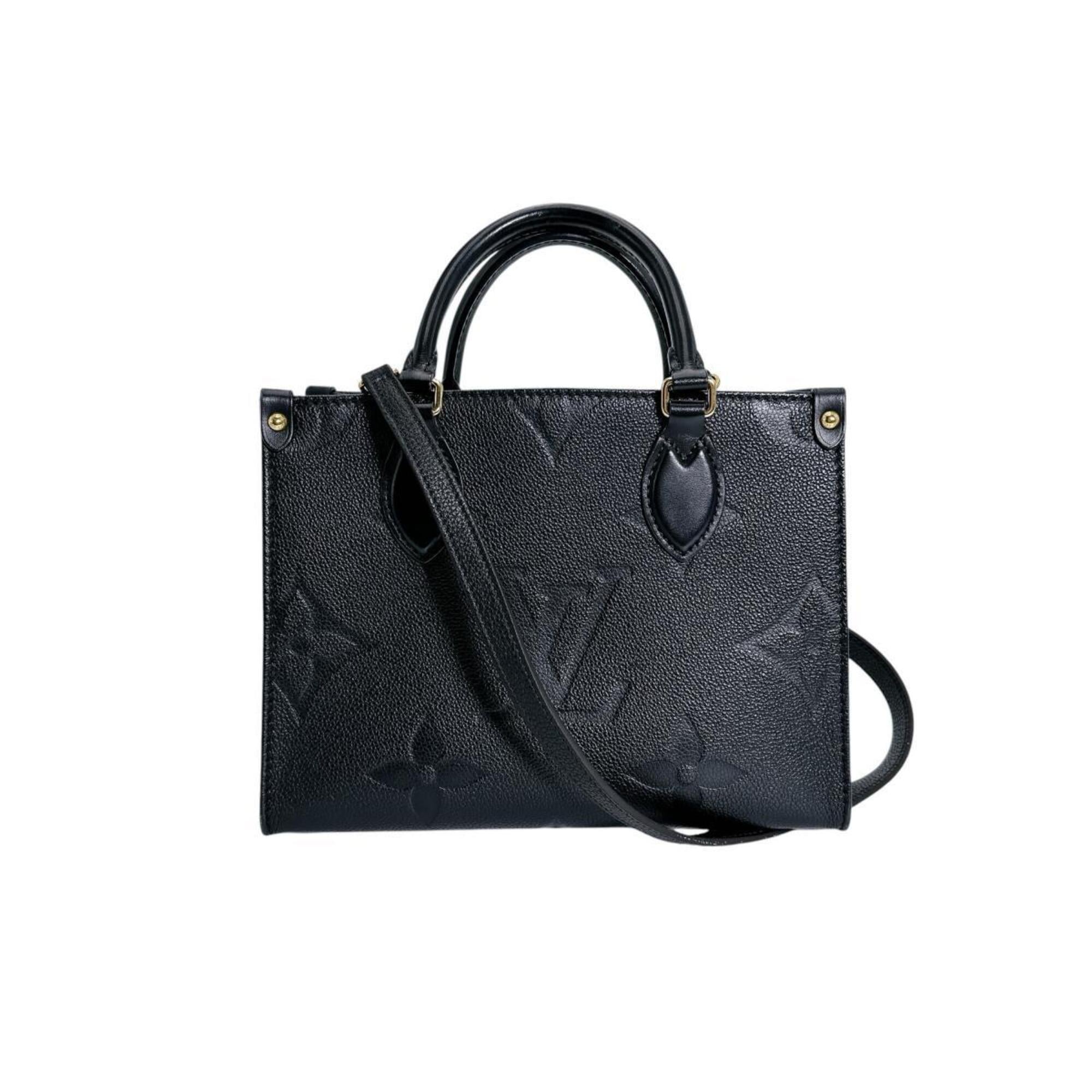 Louis Vuitton Black Noir Monogram Empreinte Handbag Tote Bag (Pre-Owned)