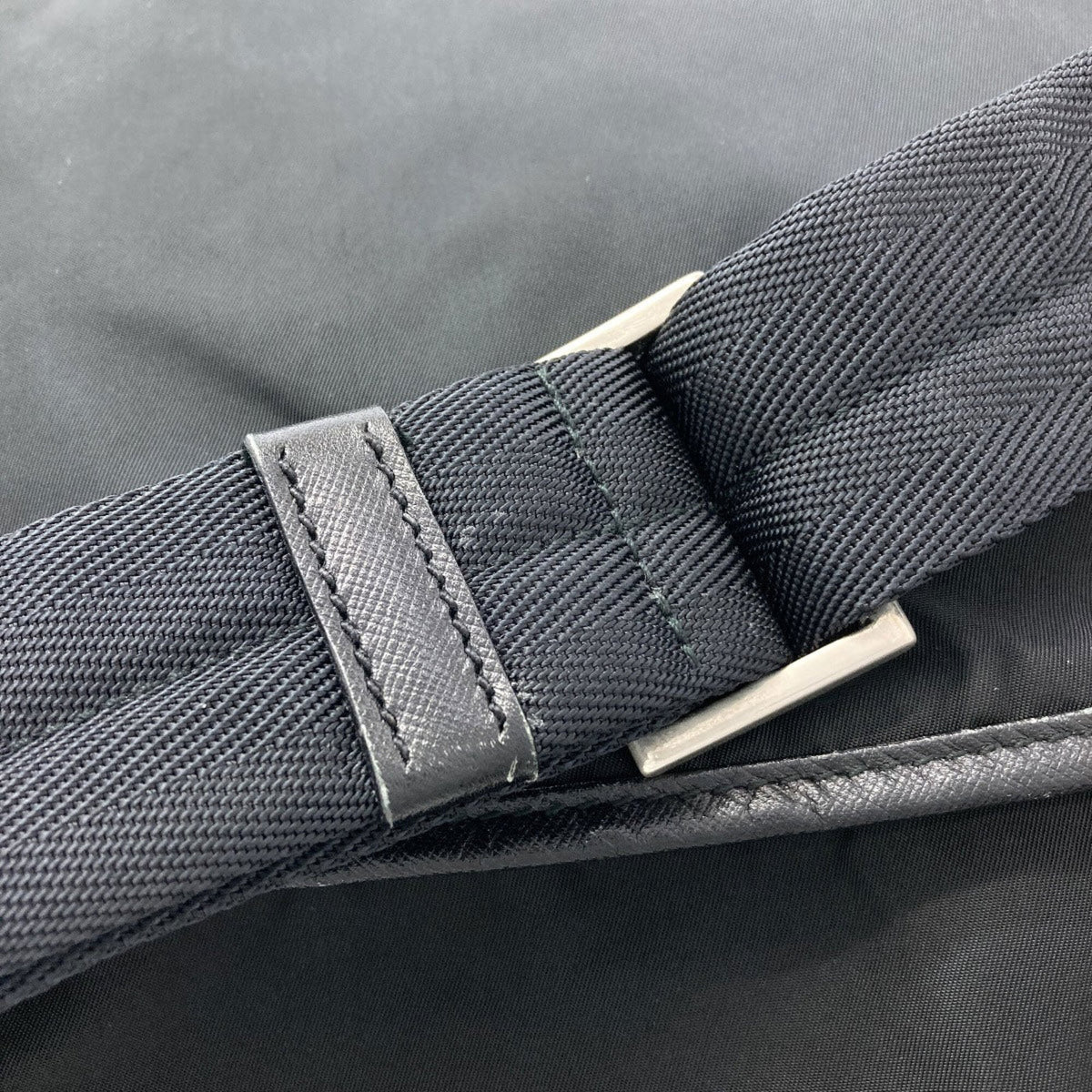 Prada Black Nylon Shoulder Bag (Pre-Owned)