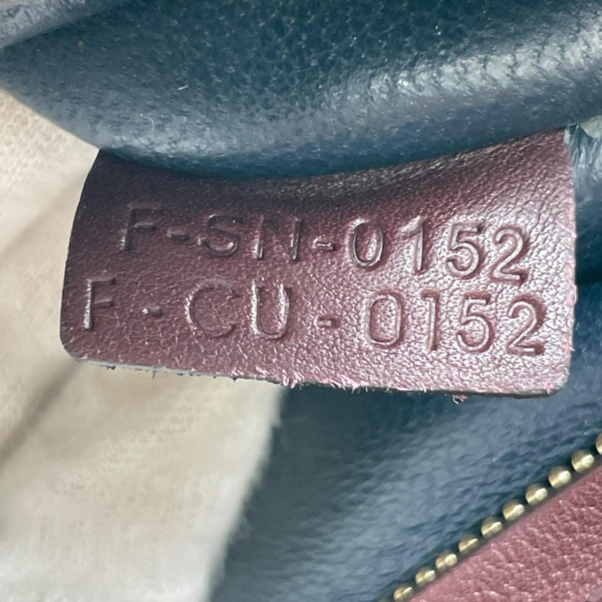 Celine Wine Leather Handbag (Pre-Owned)