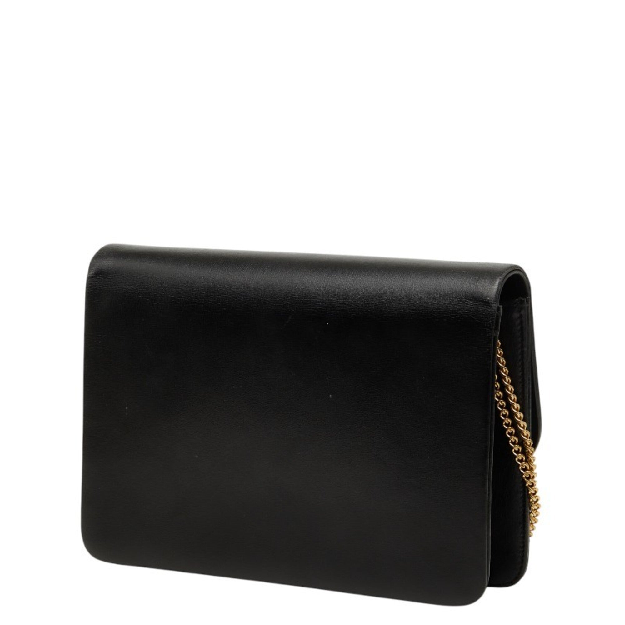 Christian Dior Black Leather Shoulder Bag (Pre-Owned)