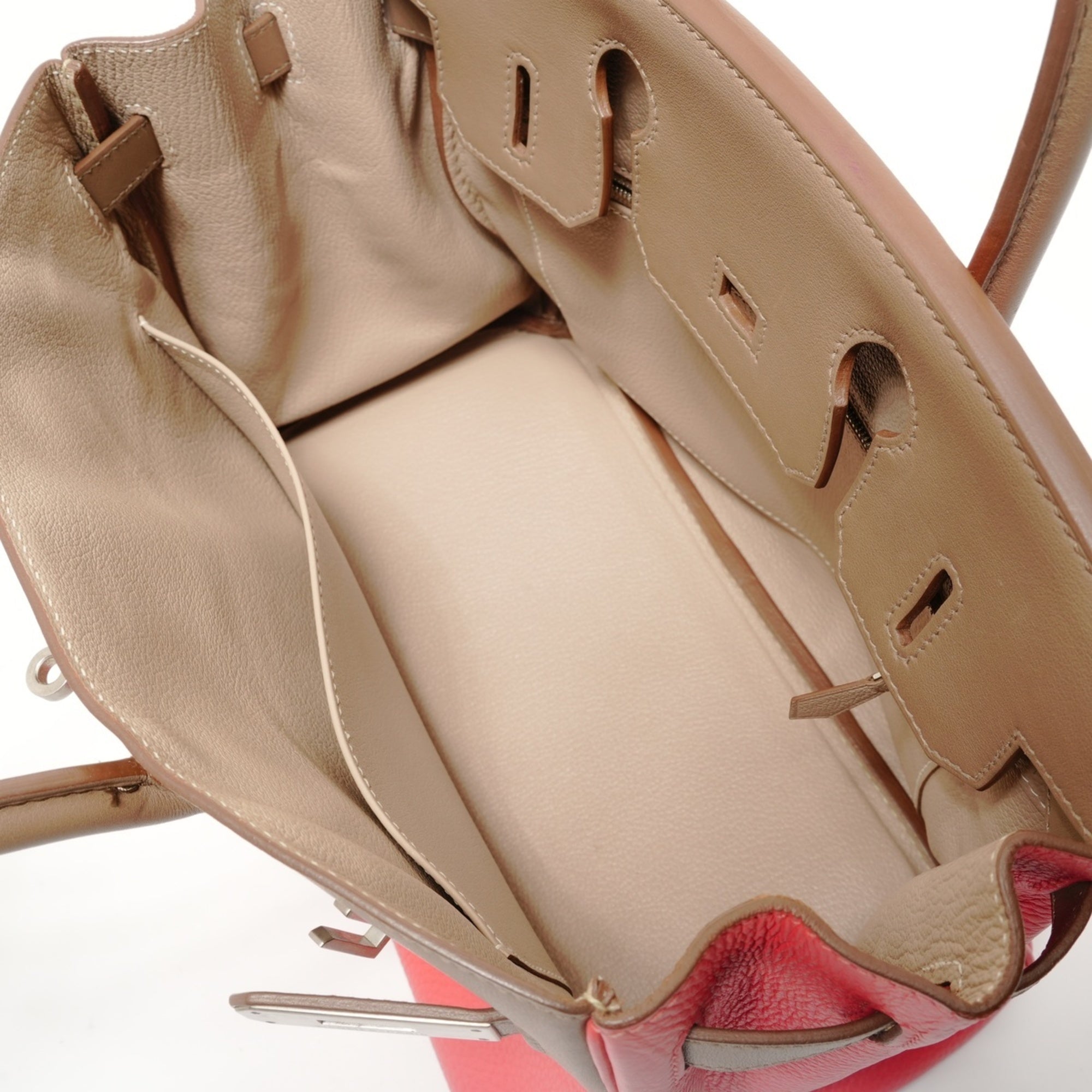 Hermes Pink Handbag (Pre-Owned)