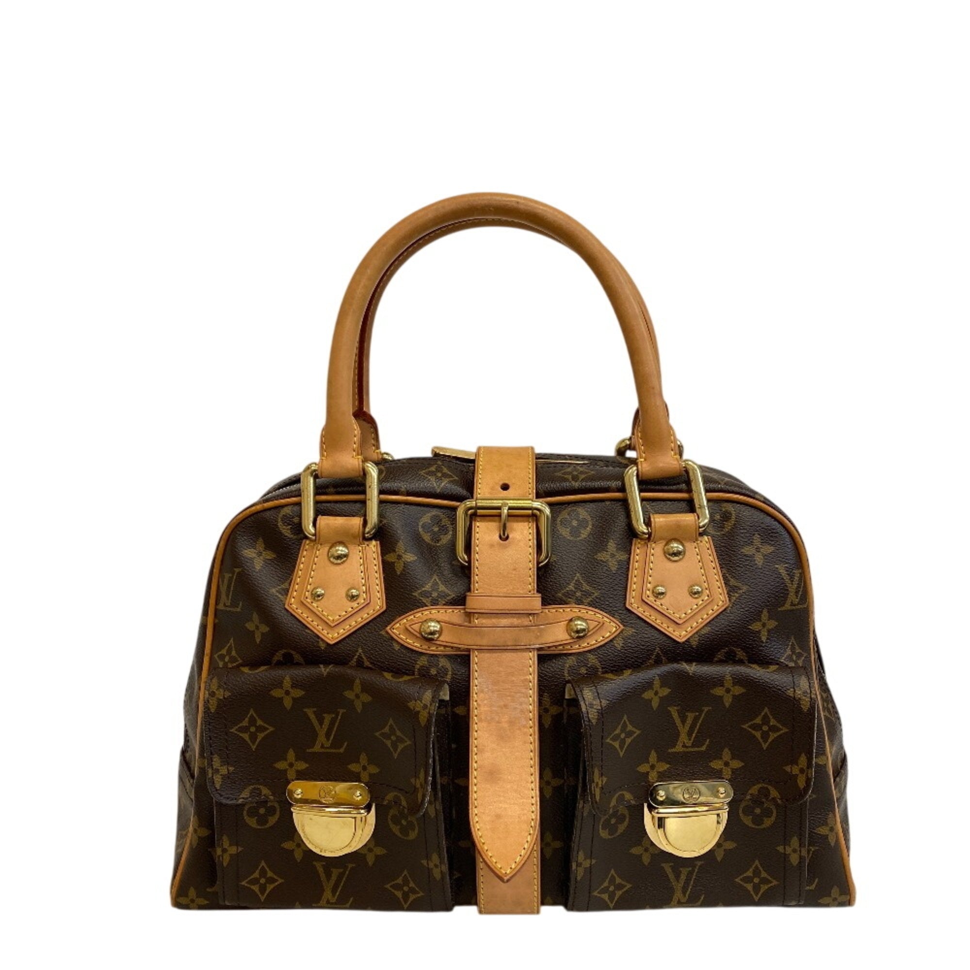 Louis Vuitton Brown Monogram Monogram Leather Handbag (Pre-Owned)