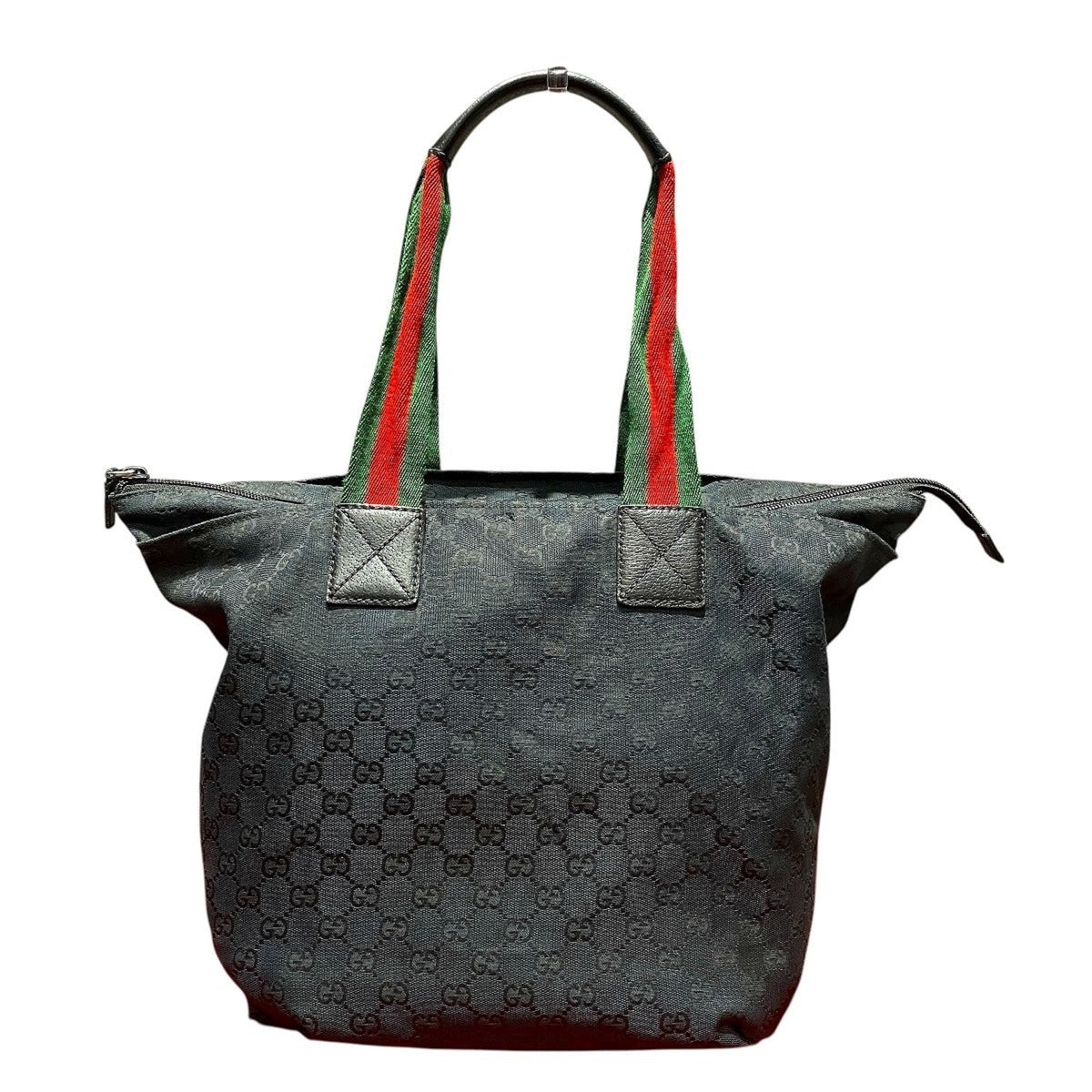 Gucci Black Gg Canvas Tote Bag (Pre-Owned)
