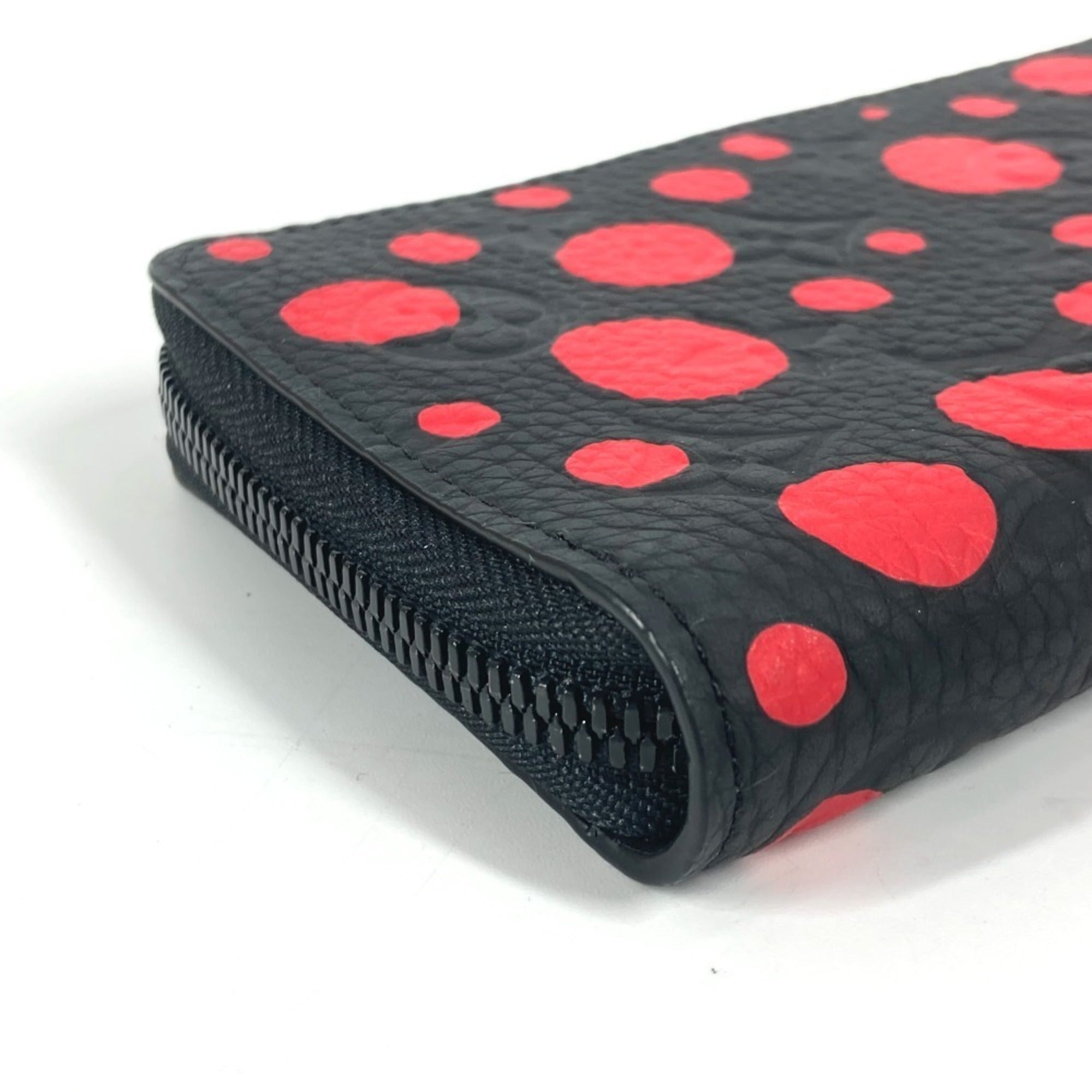 Louis Vuitton Monogram Empreinte Black Noir Red Color Monogram Empreinte Long Wallet (Bi-Fold) (Pre-Owned)