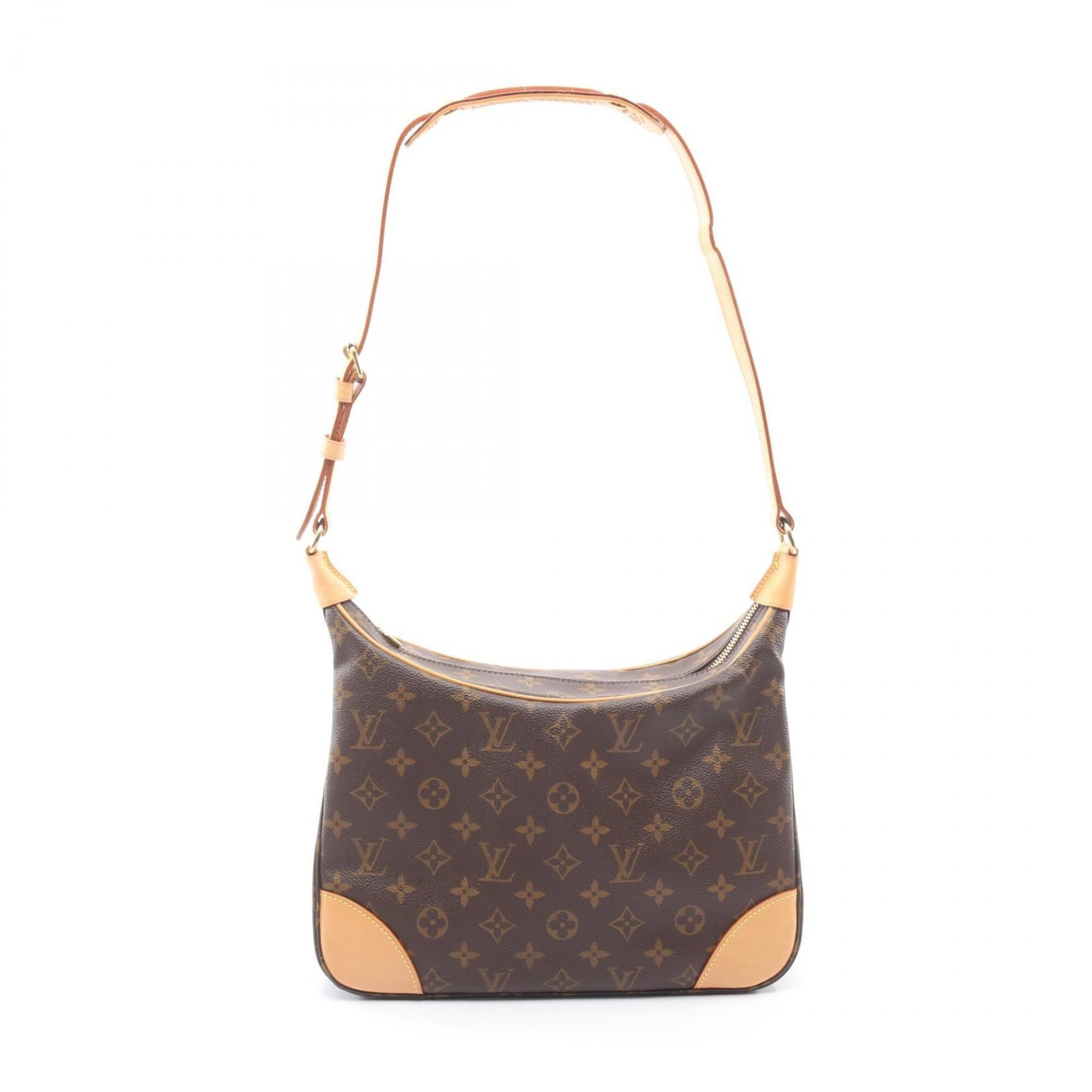 Louis Vuitton Brown Coated Canvas Pvc Monogram Leather Handbag Shoulder Bag (Pre-Owned)
