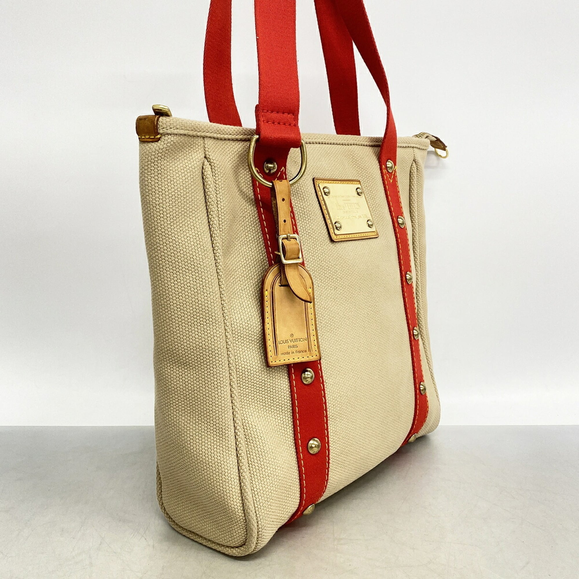 Louis Vuitton Beige Tote Bag (Pre-Owned)