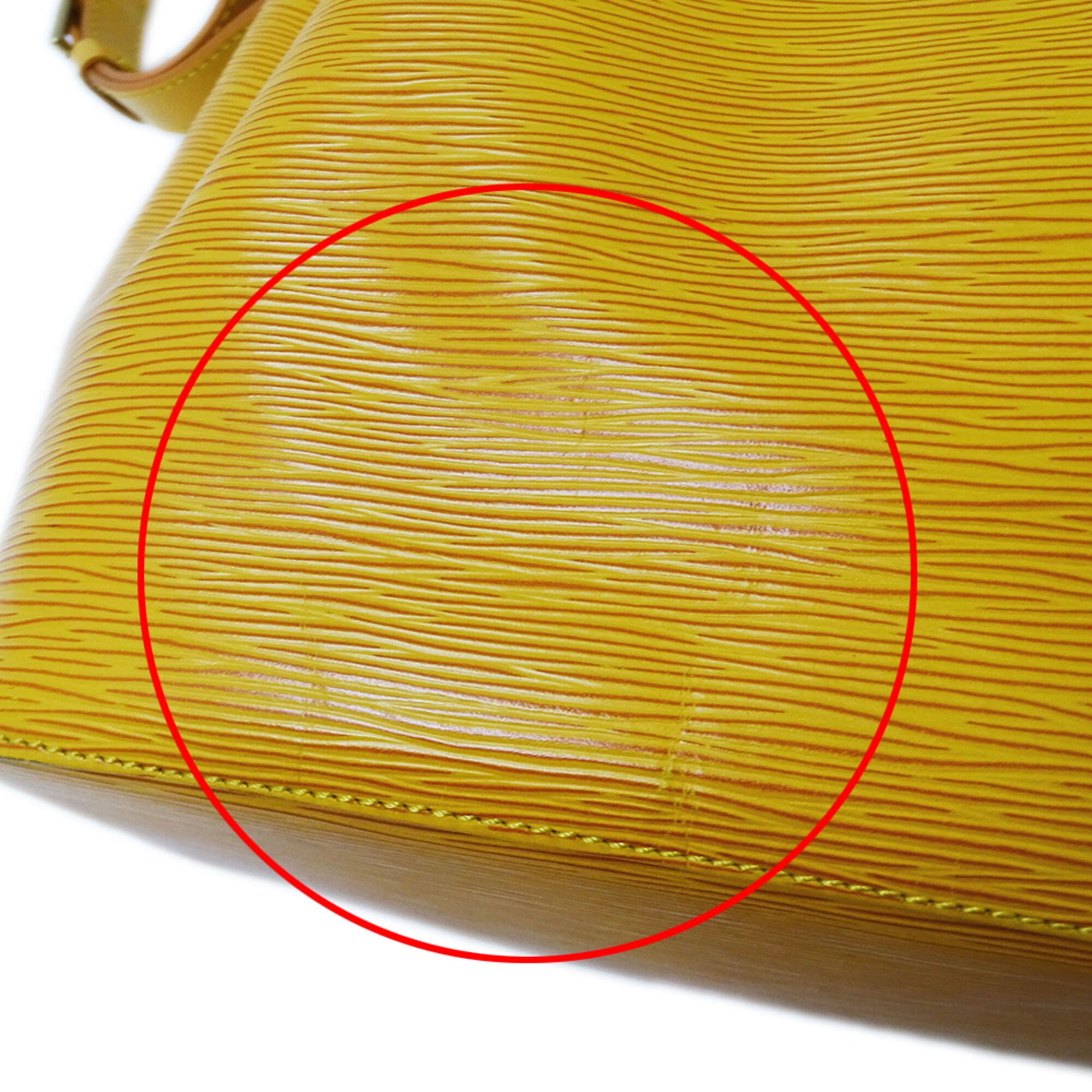 Louis Vuitton Yellow Epi Leather Handbag Shoulder Bag (Pre-Owned)