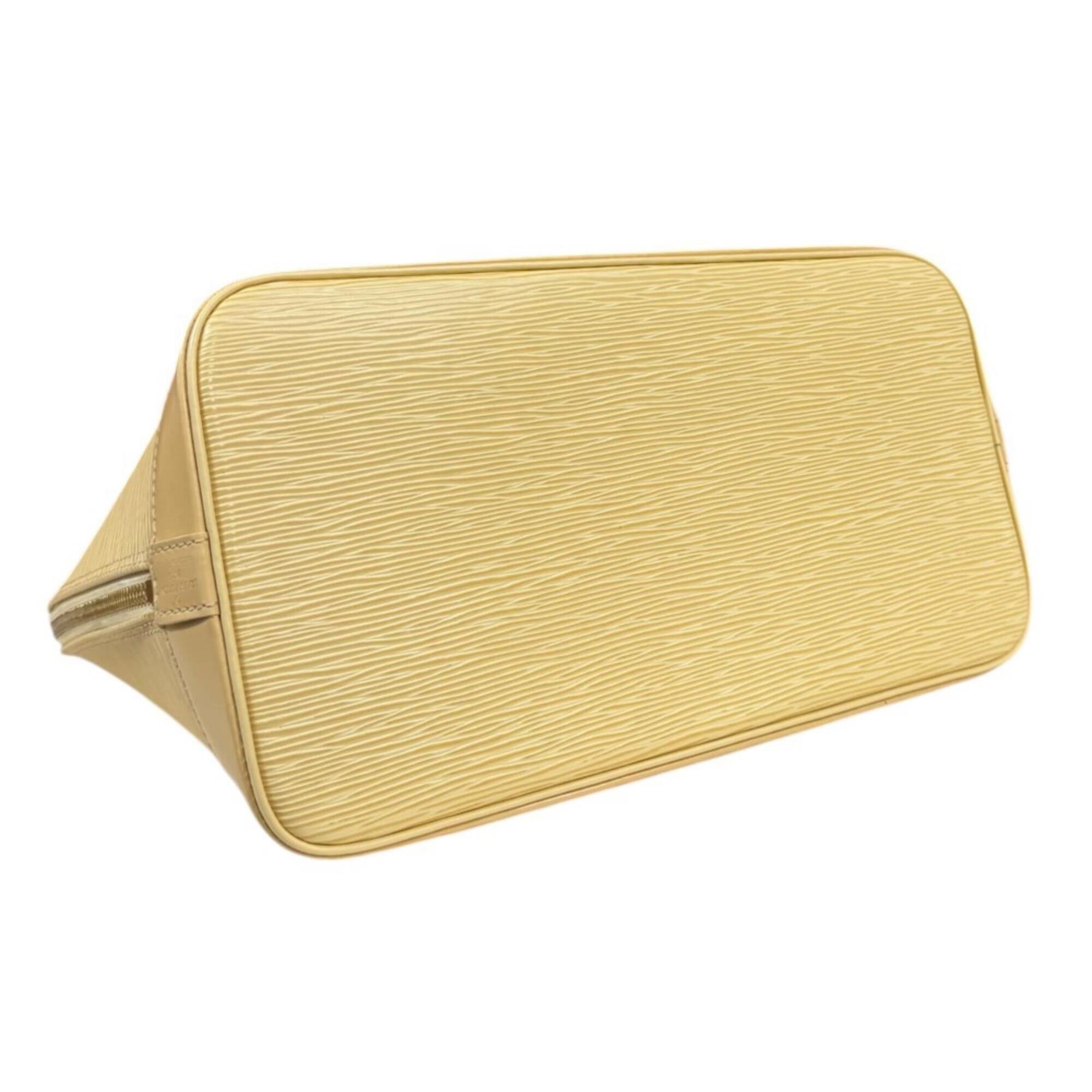 Louis Vuitton Epi Beige Epi Leather Handbag (Pre-Owned)