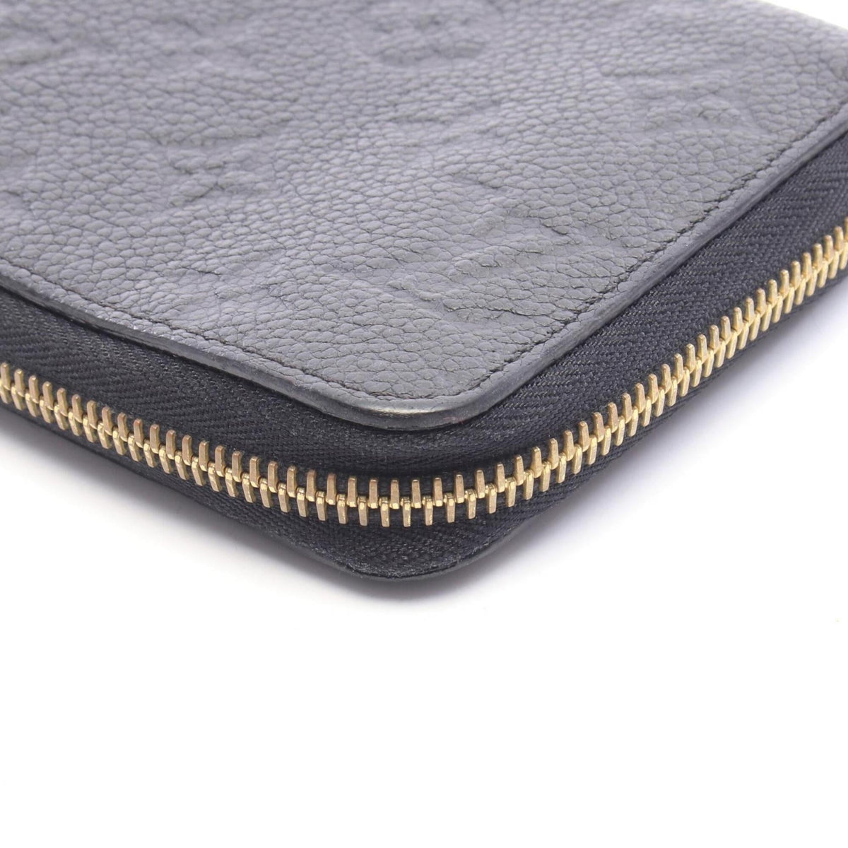 Louis Vuitton Black Noir Monogram Empreinte Long Wallet (Bi-Fold) (Pre-Owned)