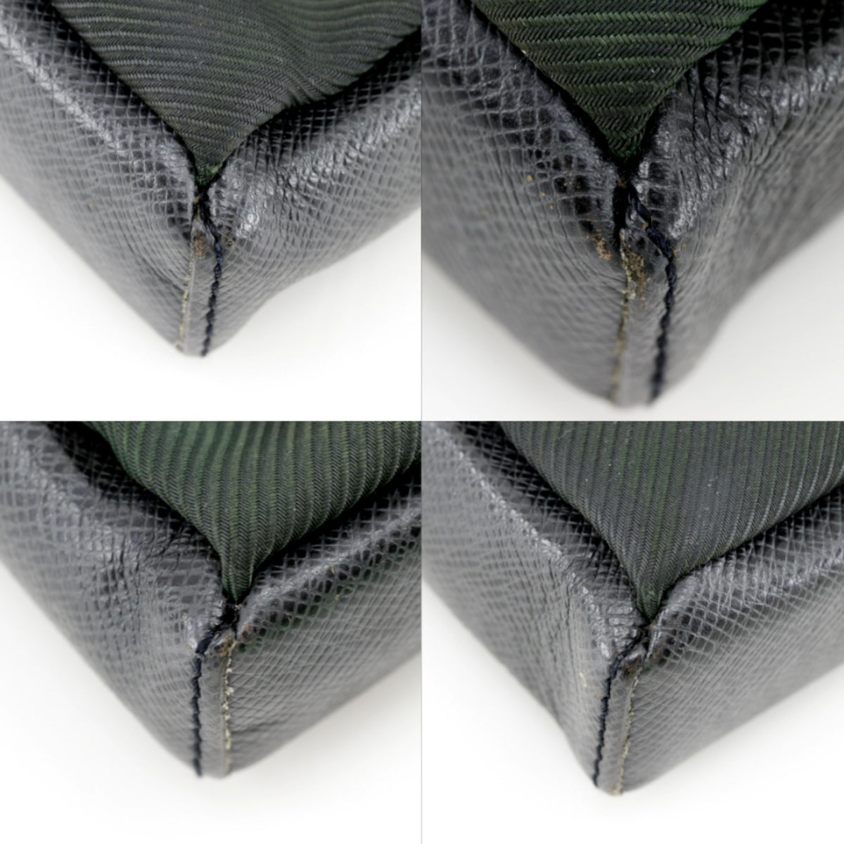 Louis Vuitton Ardoise Black Episea Taiga Leather Shoulder Bag (Pre-Owned)