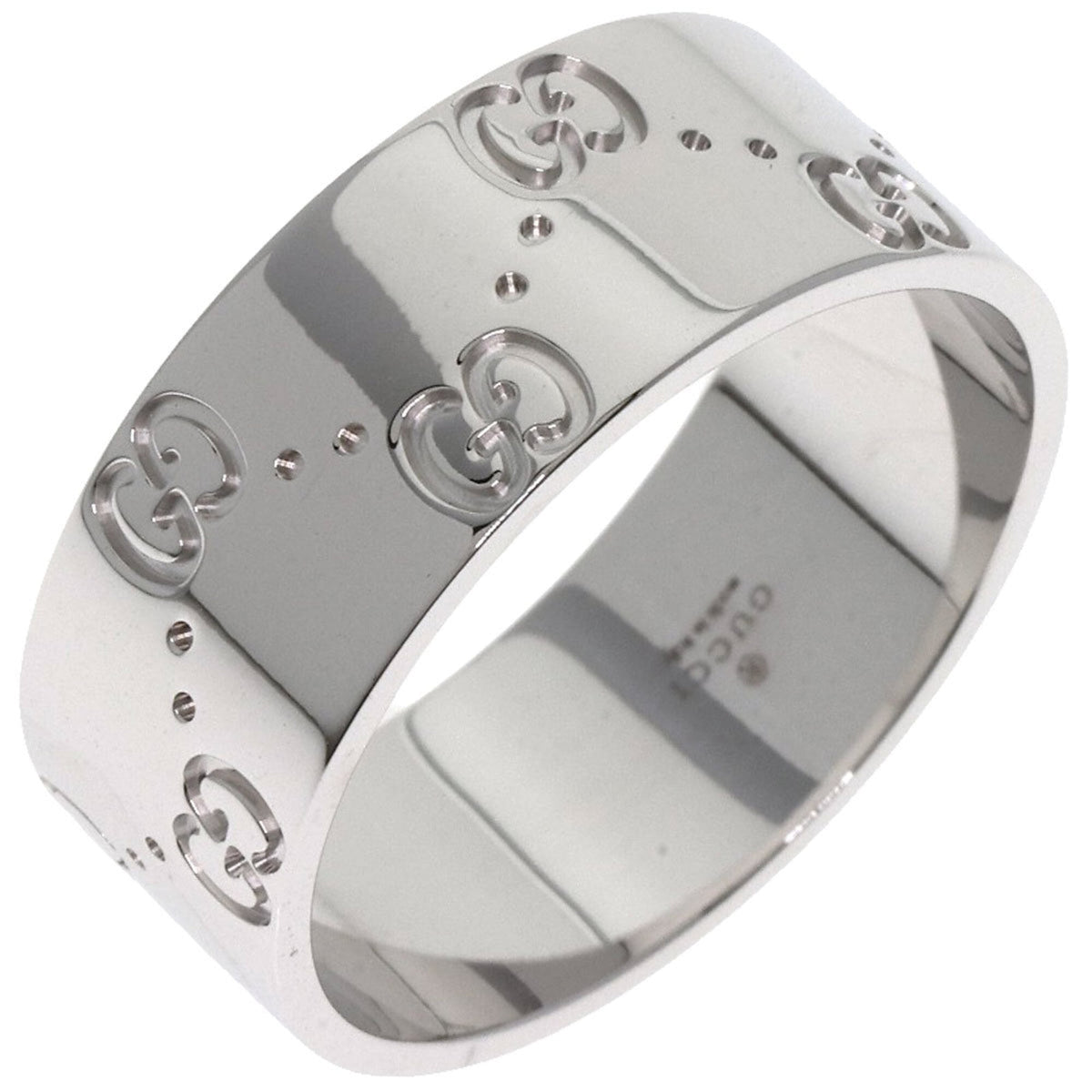 Gucci White Gold (18K) Band Ring (Pre-Owned)