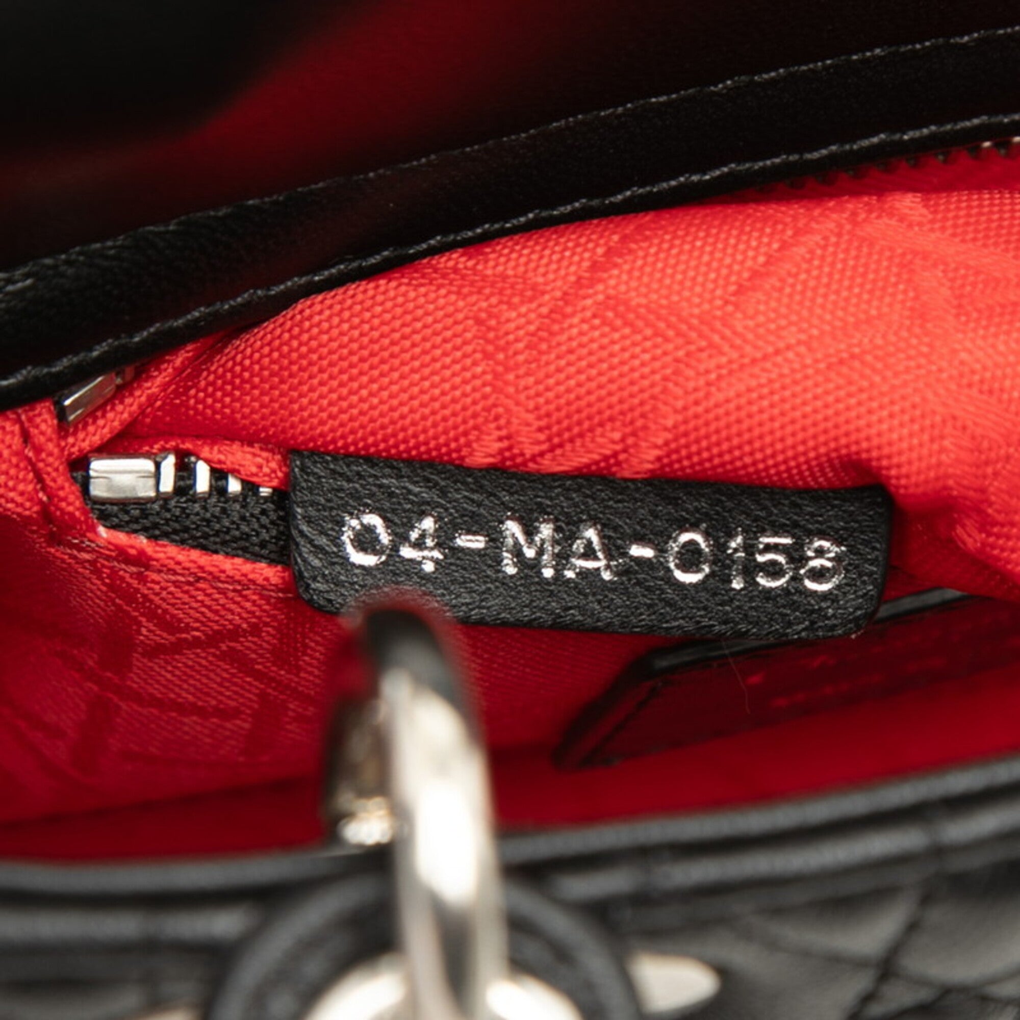 Christian Dior Black Leather Handbag Shoulder Bag (Pre-Owned)