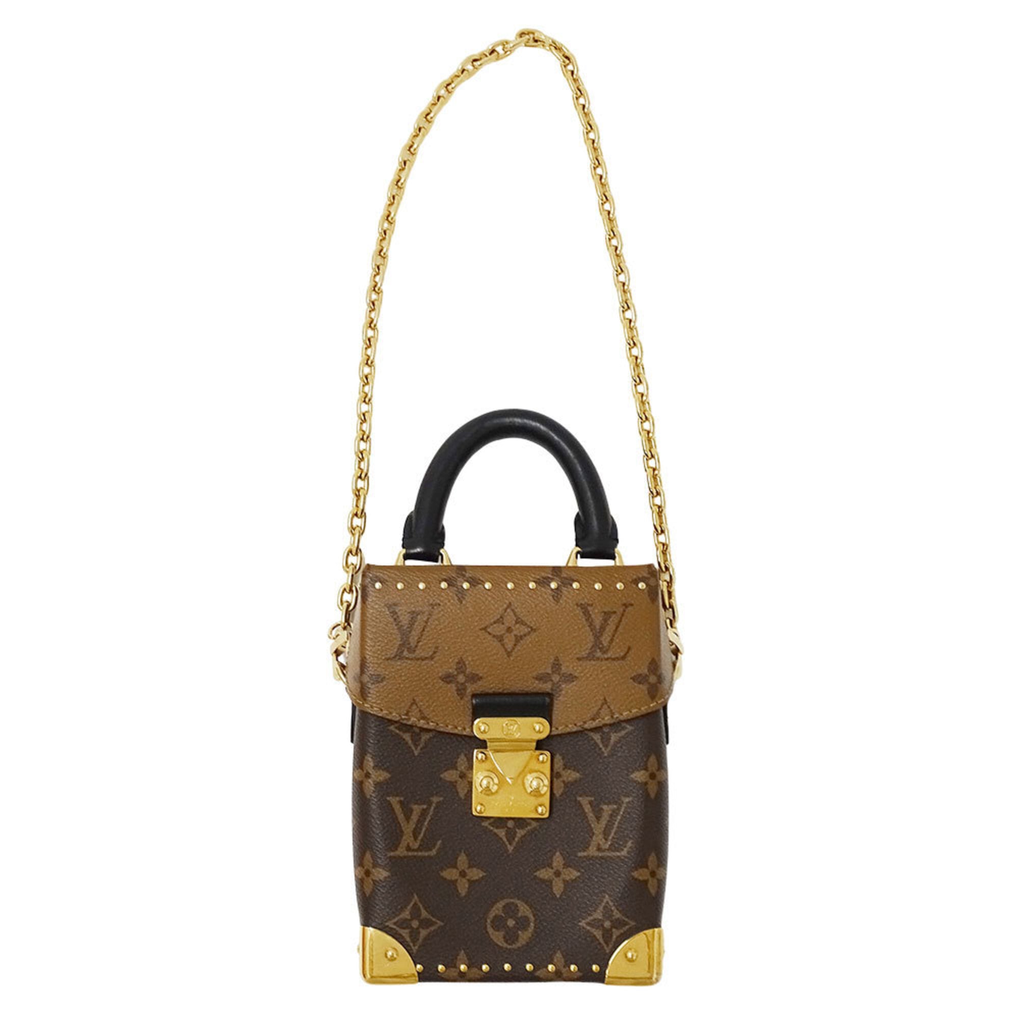 Louis Vuitton Brown Monogram Handbag Shoulder Bag (Pre-Owned)