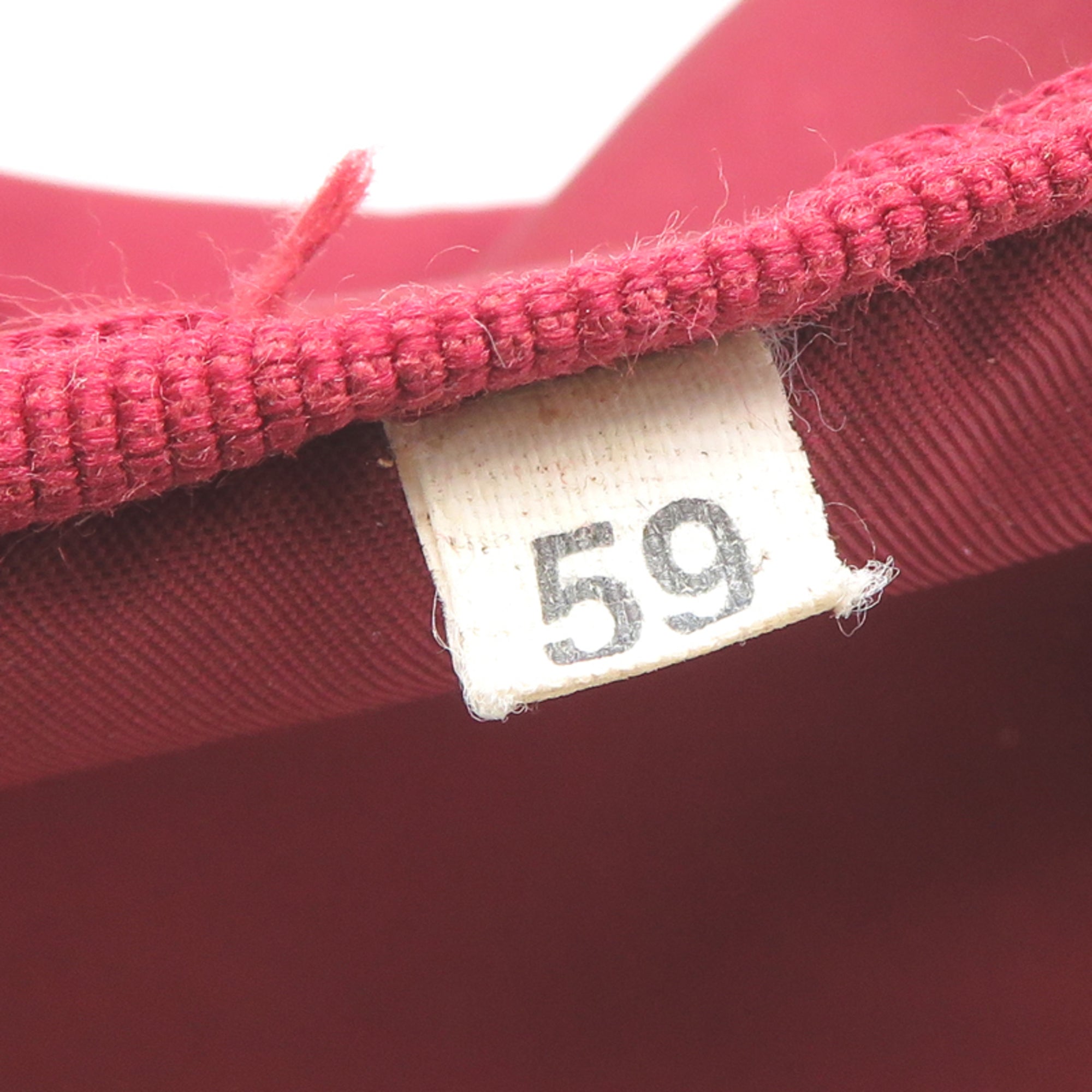Prada Red Color Nylon Pouch (Pre-Owned)